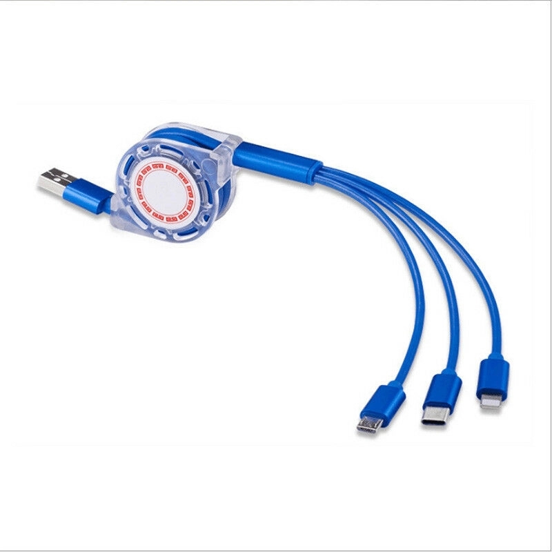 3 in 1 Multi USB Retracrable Charger Cable 4