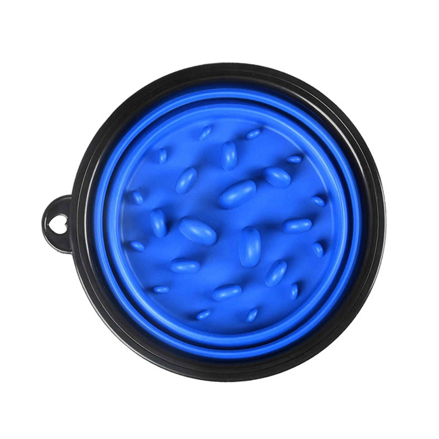 Collapsible Pet Silicone Slow Feeding Bowl 3