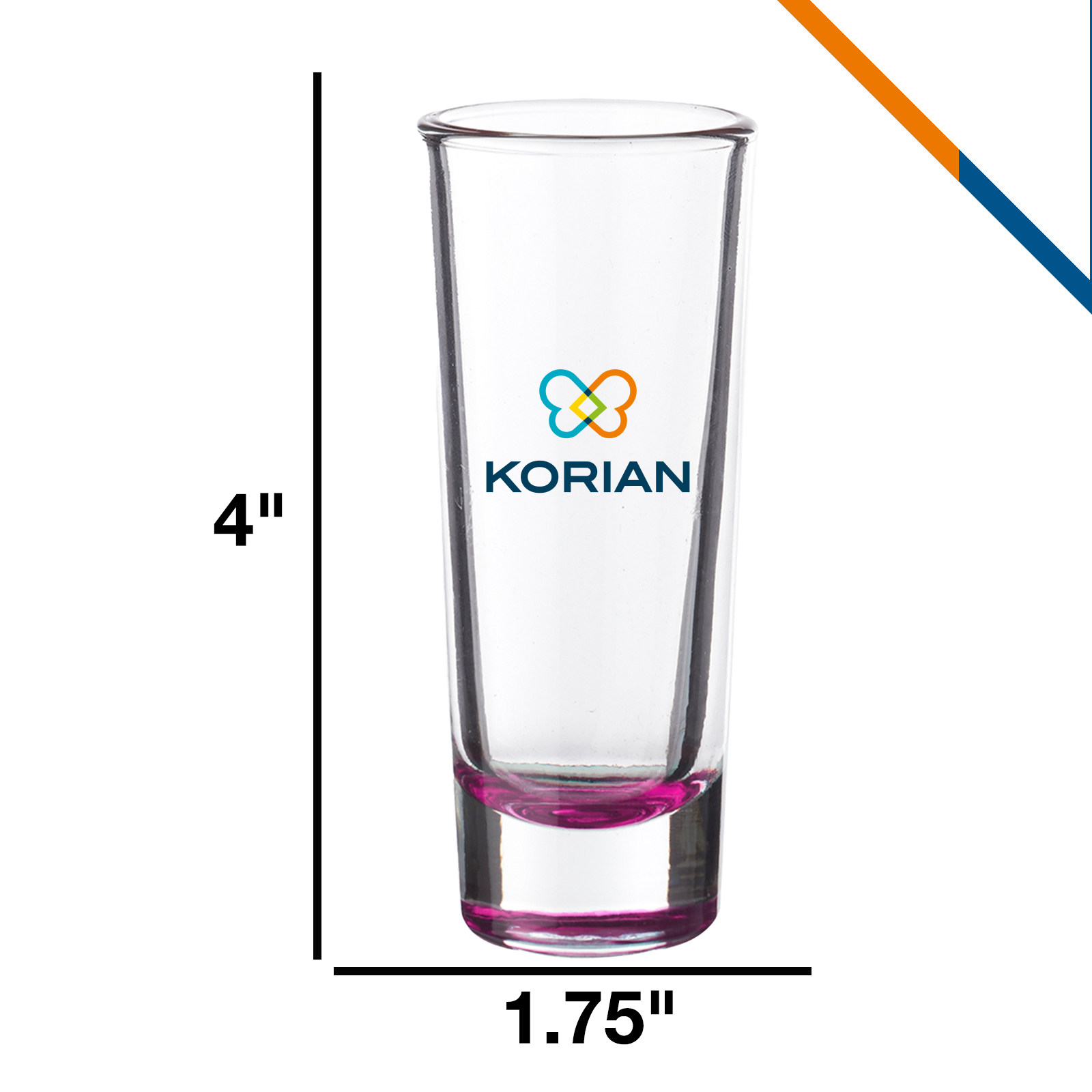 Keene Double Shot Glasses - 2 OZ. 6