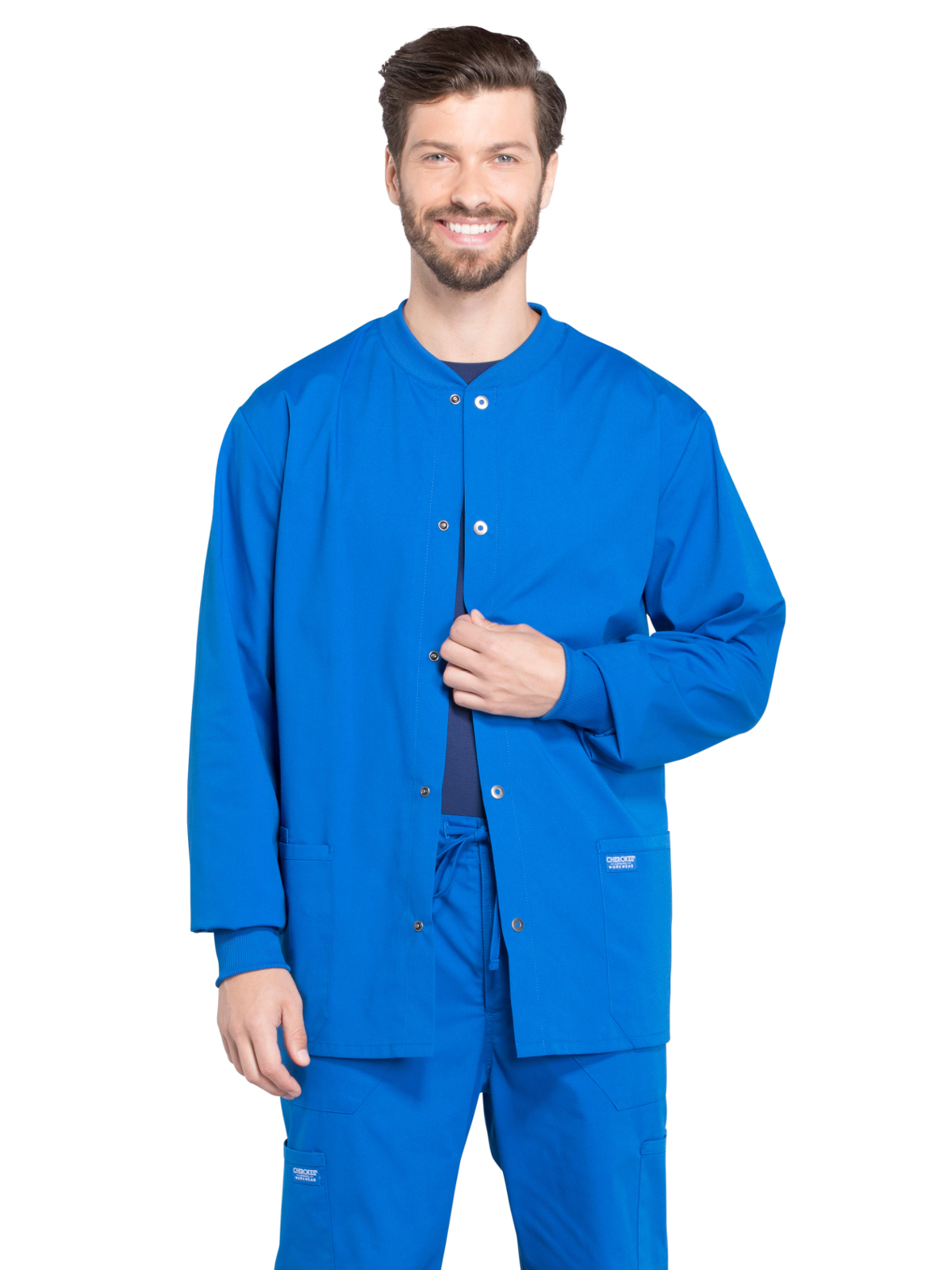 Cherokee - Workwear Professionals - Men's Snap Front Jacket 38