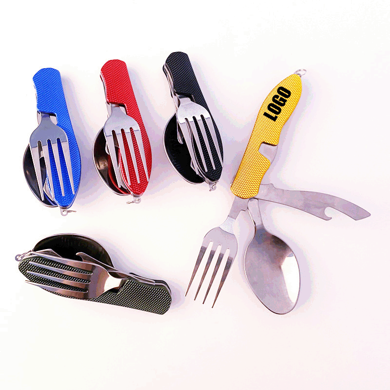 Camping Utensil Set/Portable Stainless Steel Spoon, Fork, Knife 2