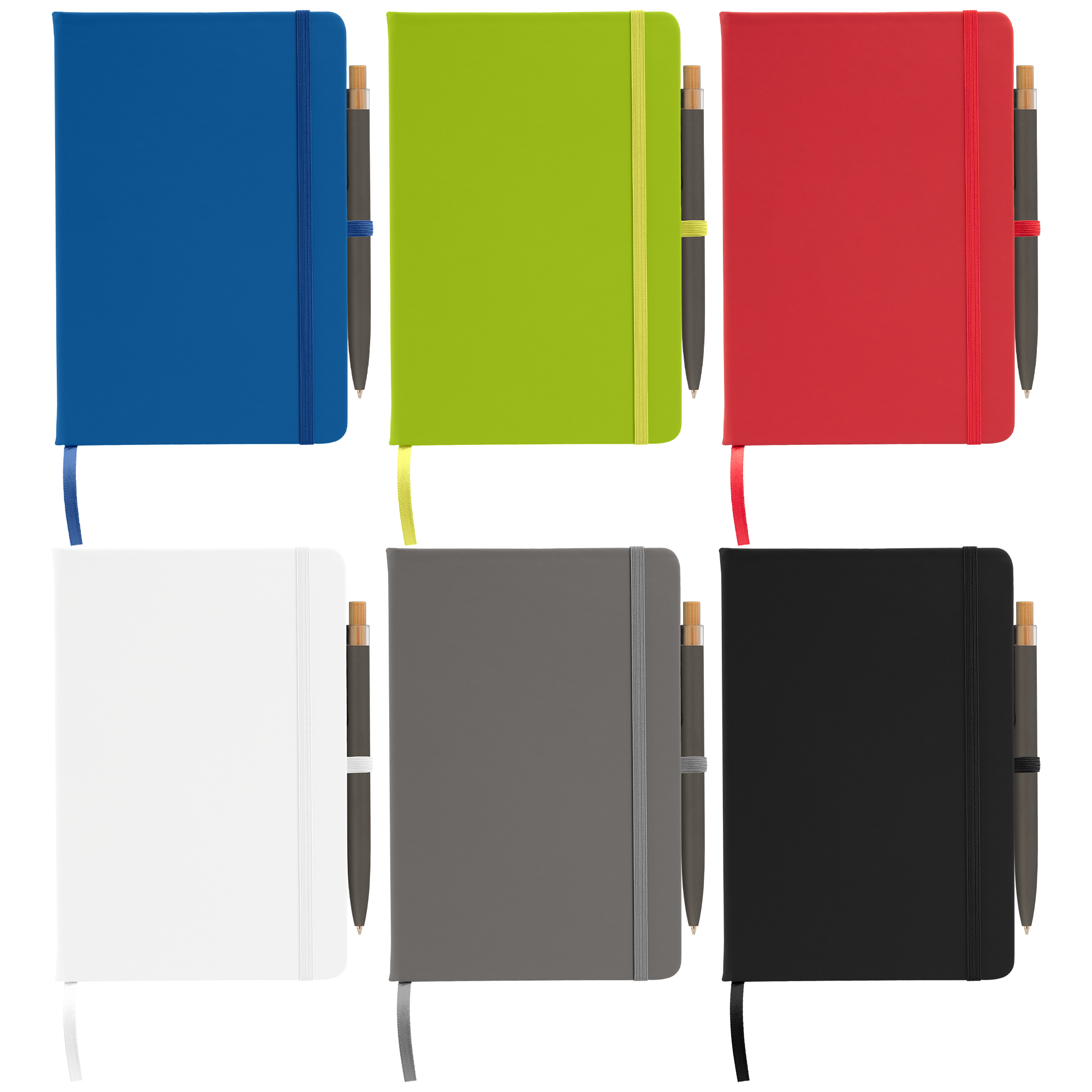 Wilde Recycled Hard Cover Journal & Pen Set - A5 5.5" x 8.3" 11