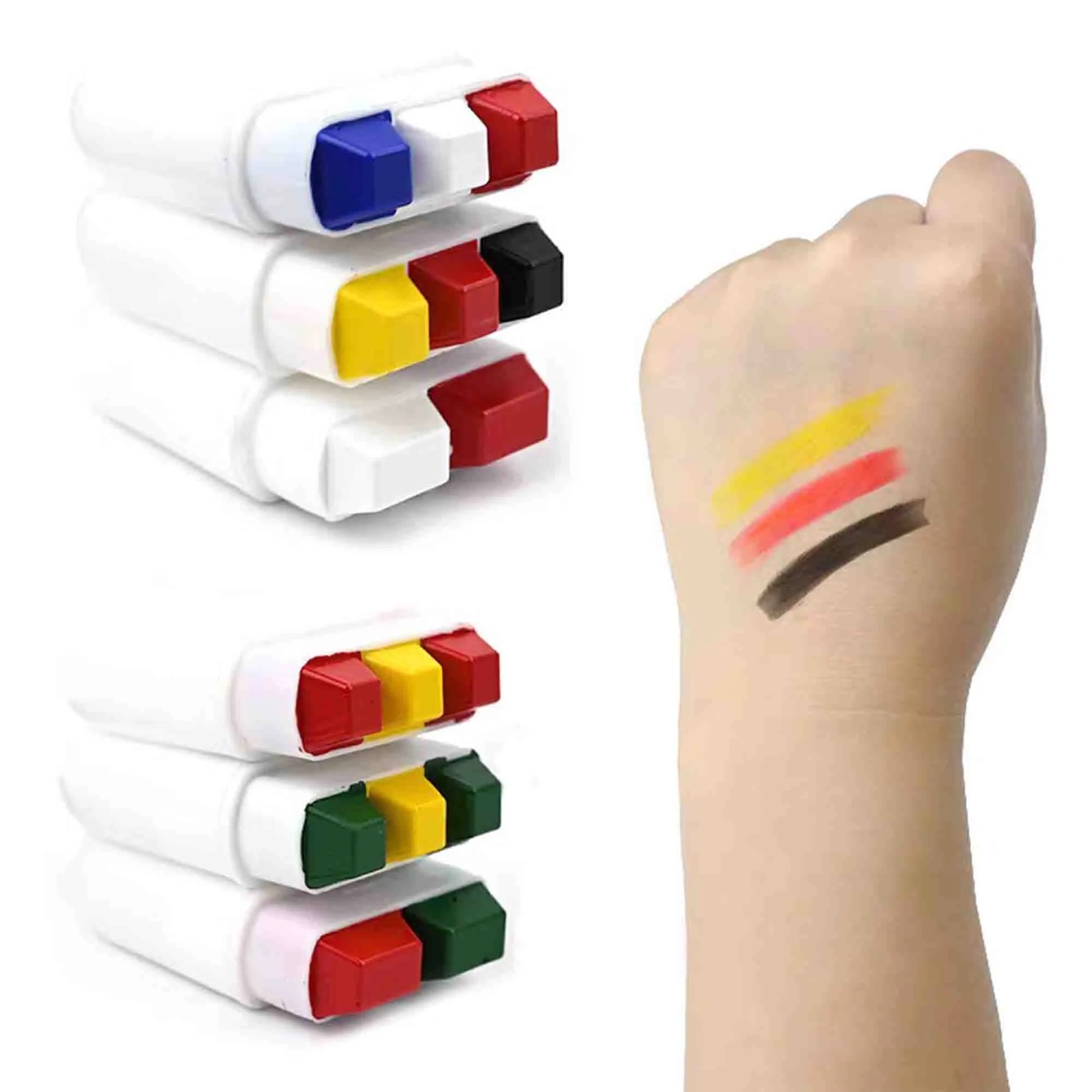 Football Fans Face Painting Set 5