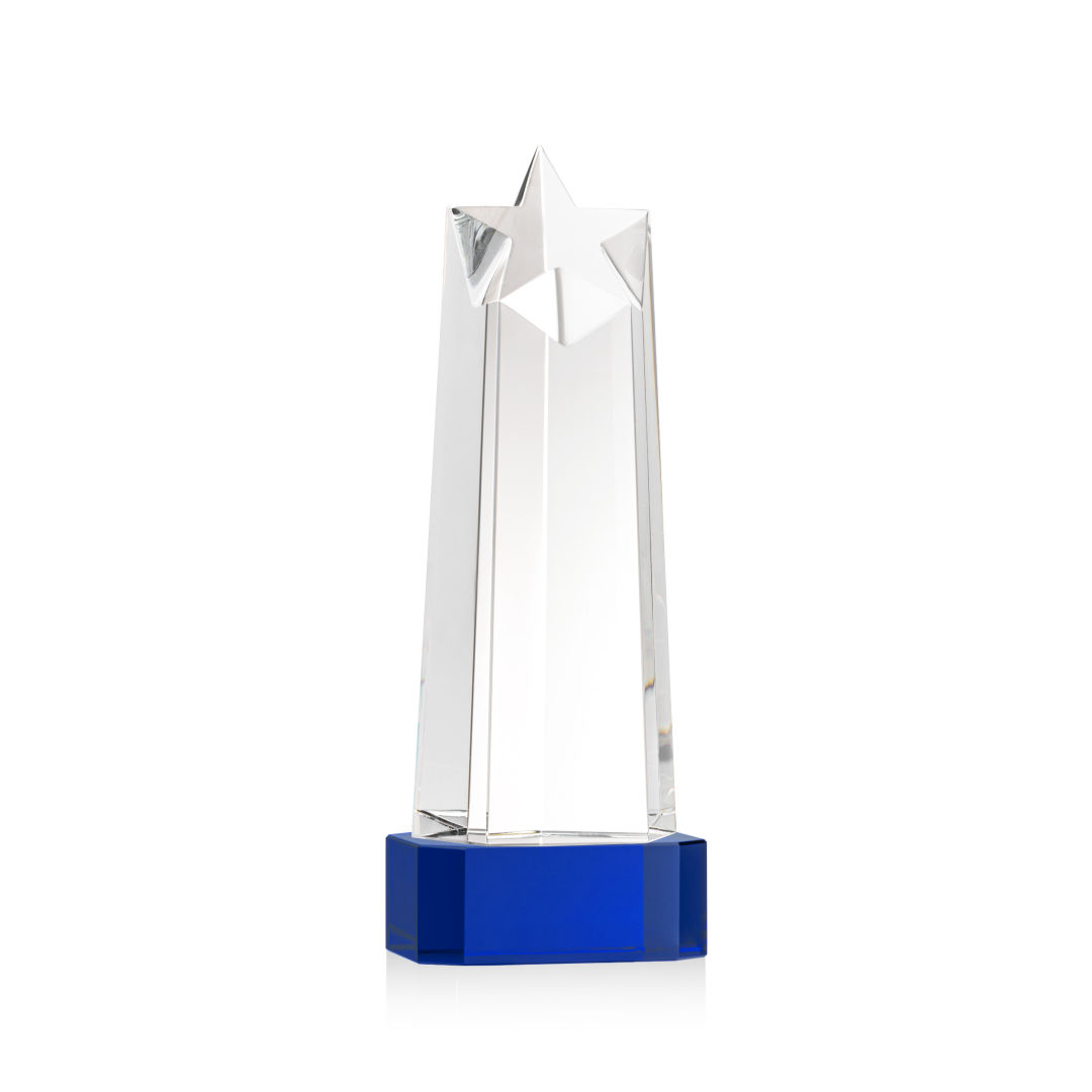 Delaware Star VividPrint™ Award on Base - Blue 2