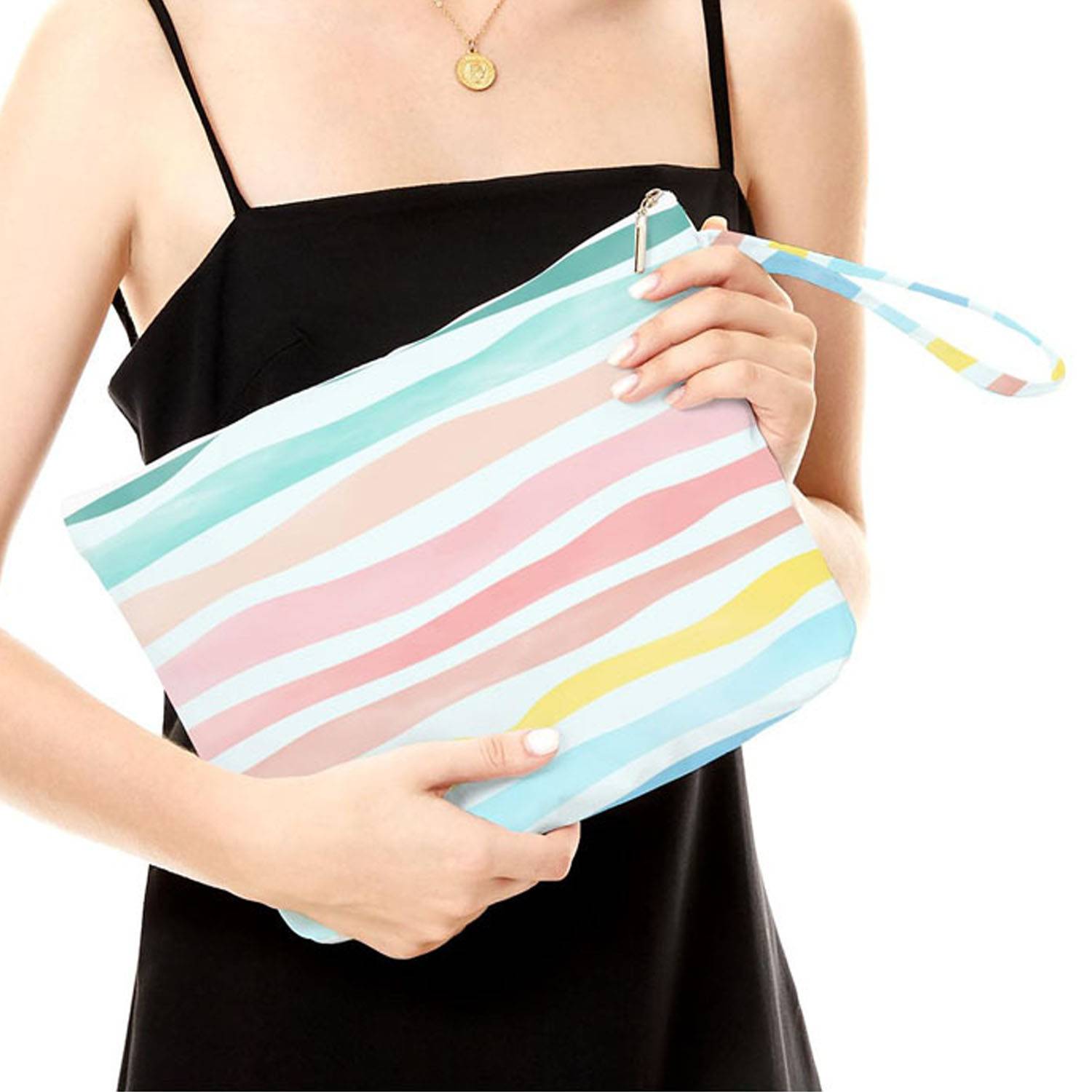 Waterproof Reusable Polyester Wet Dry Bag w/ Zipper 9