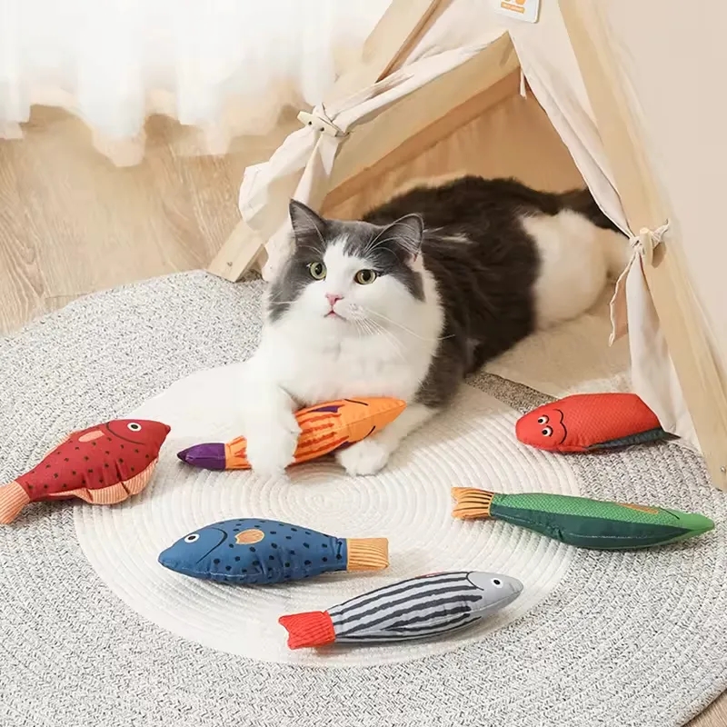 Fish Shaped Catnip Toys 4