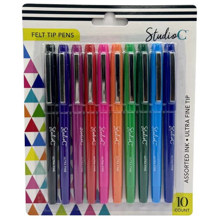 Felt Tip Pens - 10 Count 2