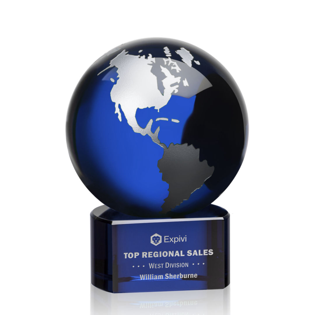 Marcana Globe Award - Blue/Silver 1