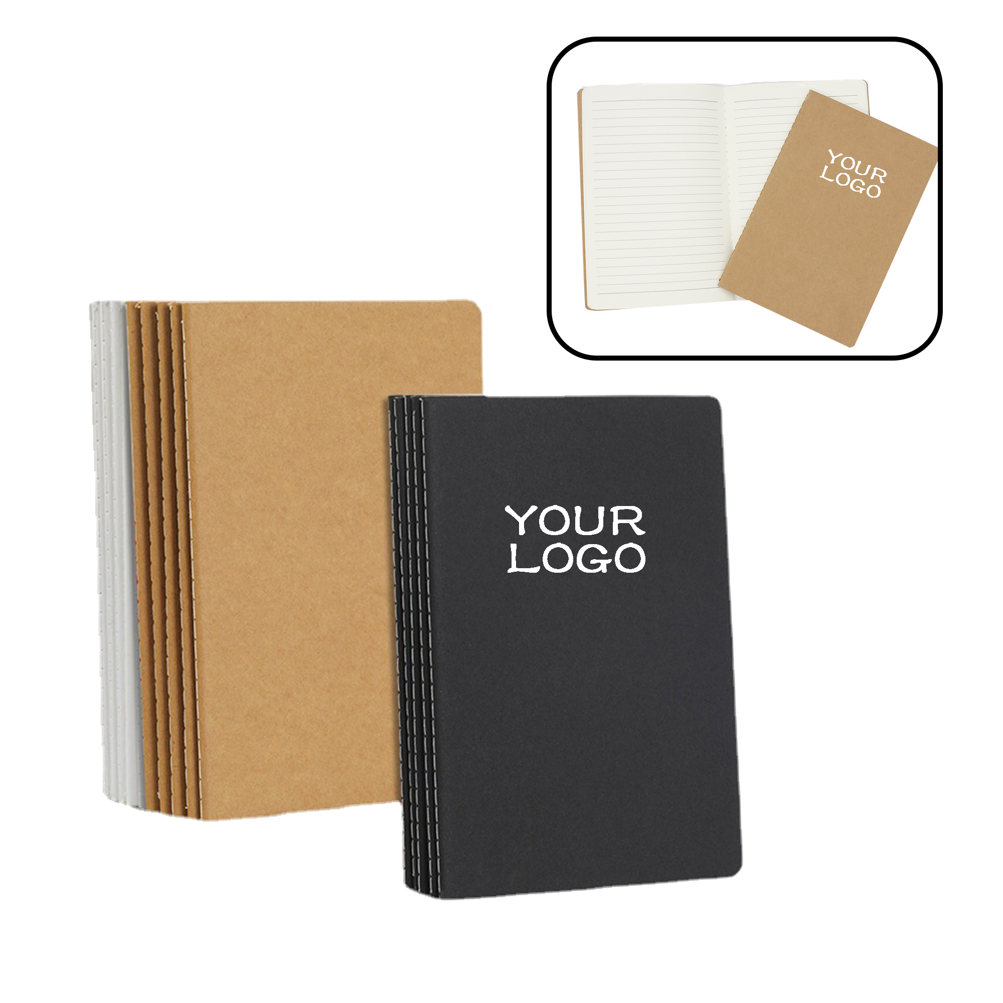 MOQ 20 PCS Custom Printed Notebook 3
