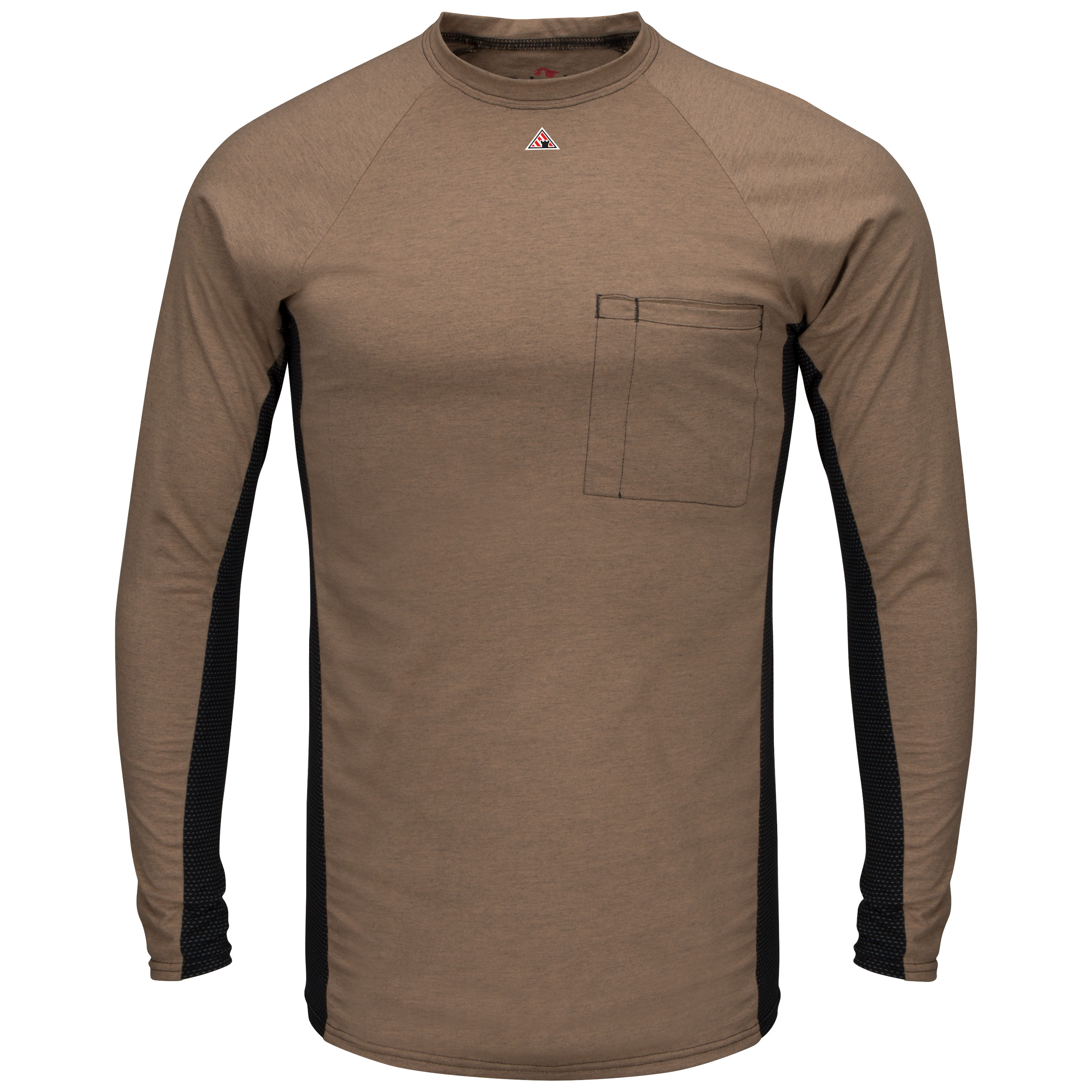 Bulwark® Men's FR Long Sleeve Base Layer with Concealed Chest Pocket 2