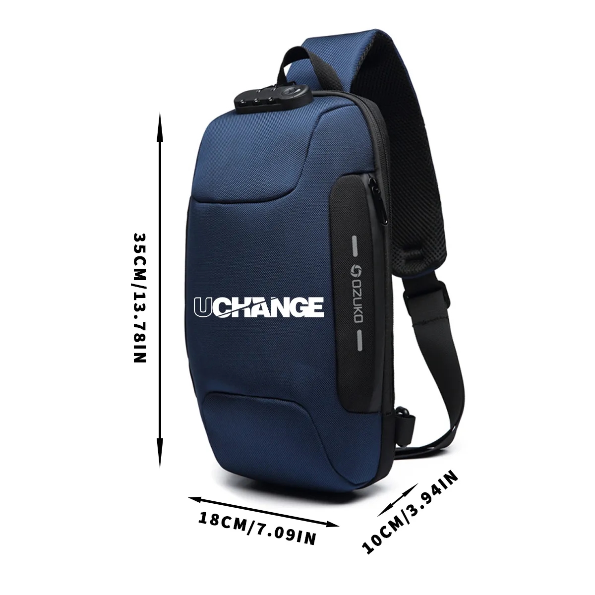 Anti-Theft Sling Bag With USB Charging Port 2