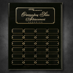 Black Piano Finish Perpetual Plaque 6