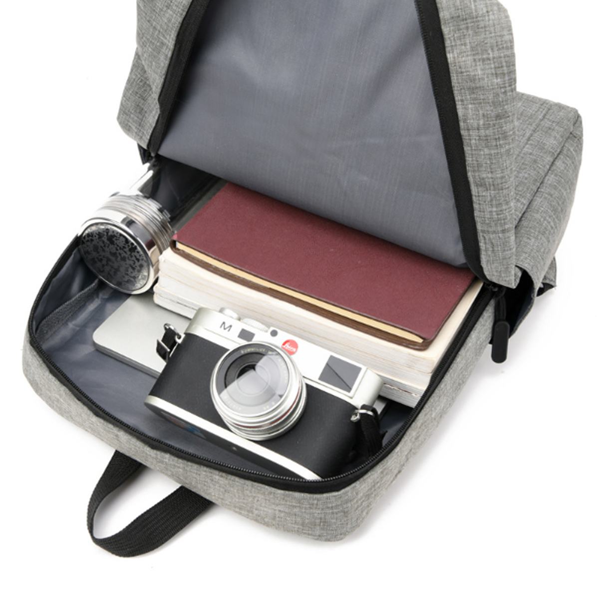 15.6" Minimalist Laptop Backpack with Multi-Compartment 4
