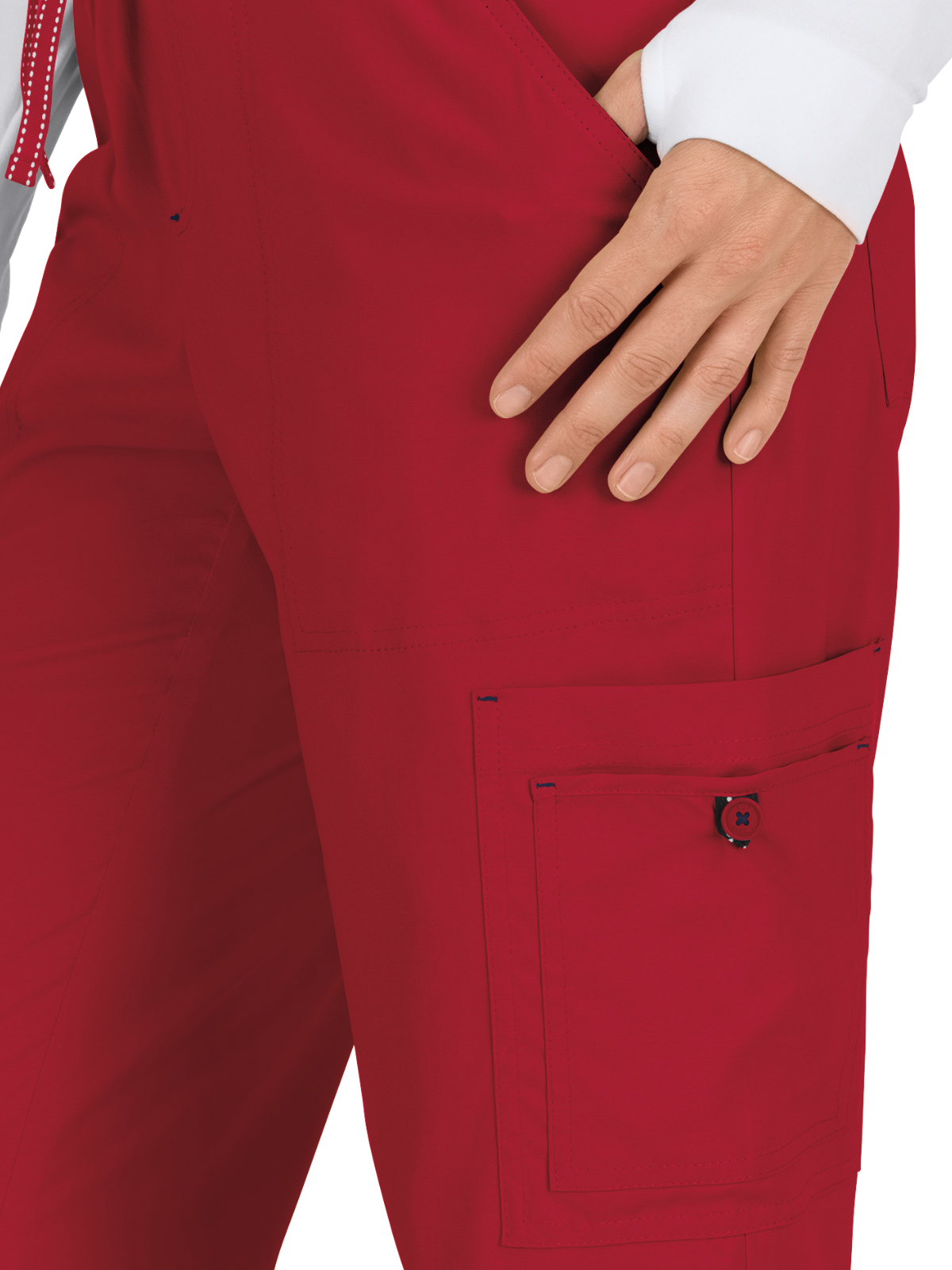 koi - Basics - Women's Eight-Pocket Stretch Cargo Holly Pant 7