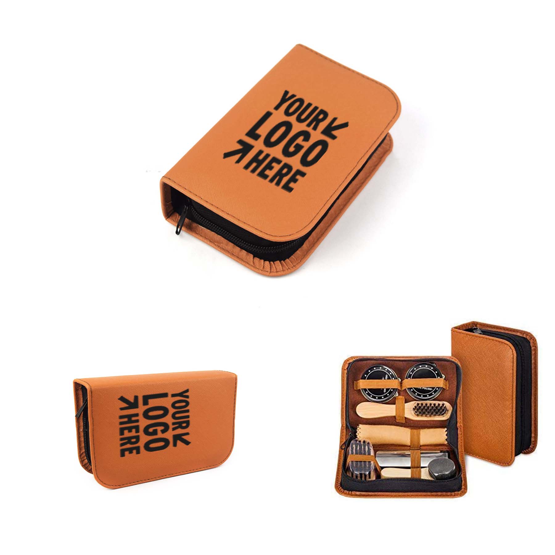 7 Piece eather Shoe Shine Kit 2