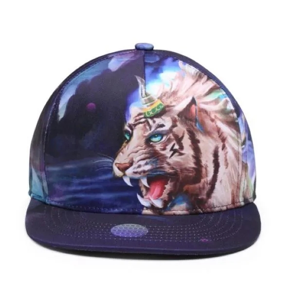 3D Printed Punk Style Snapback Baseball Cap 4