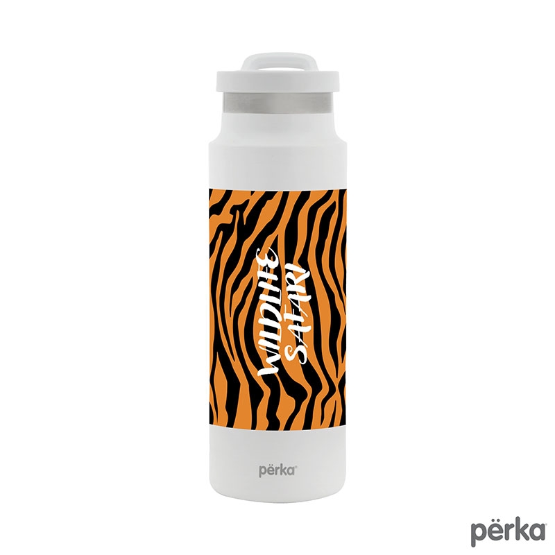 Perka® Monroe 24 oz. Double Wall Recycled Stainless Steel Water Bottle 4