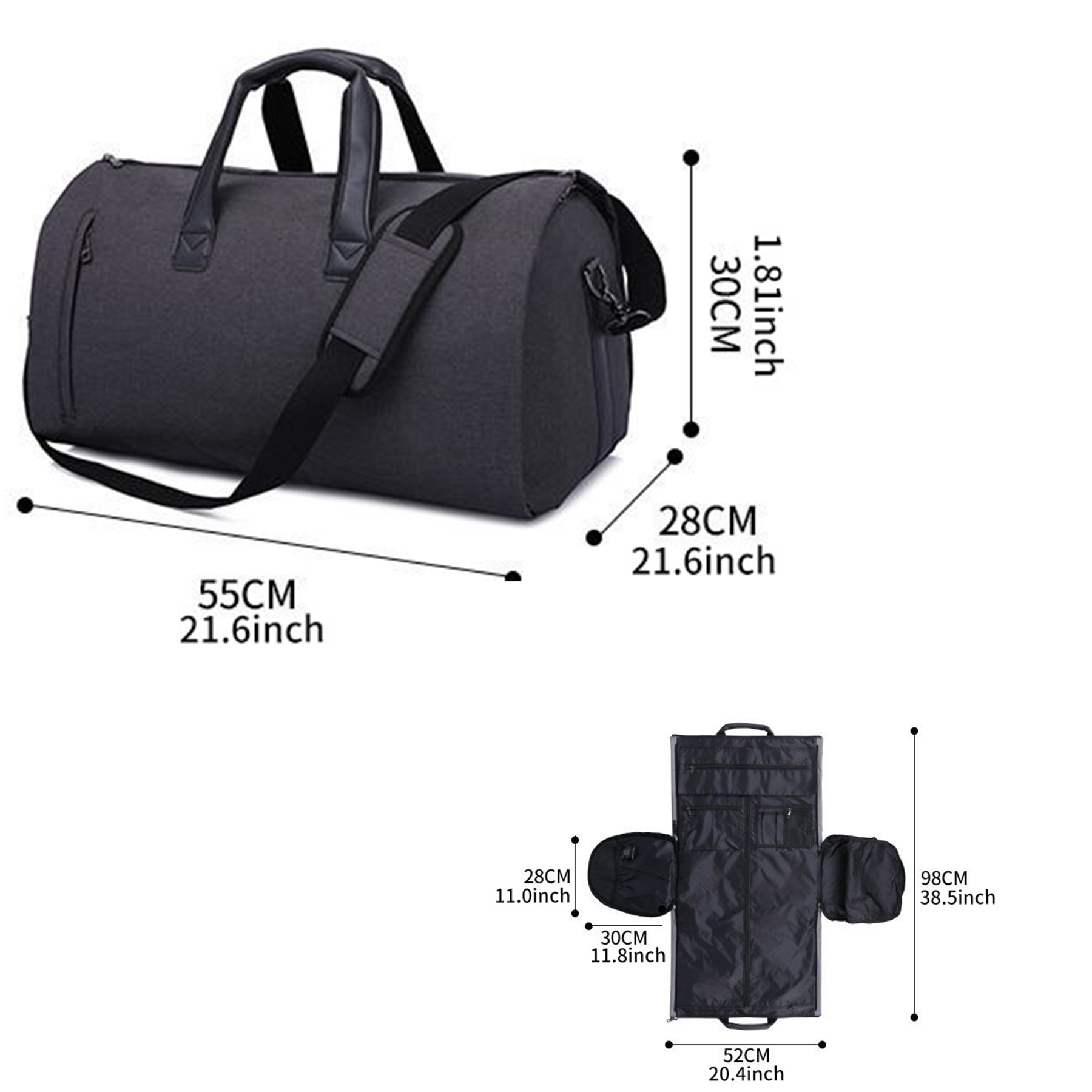 Oxford Convertible Waterproof Duffel Bag 6