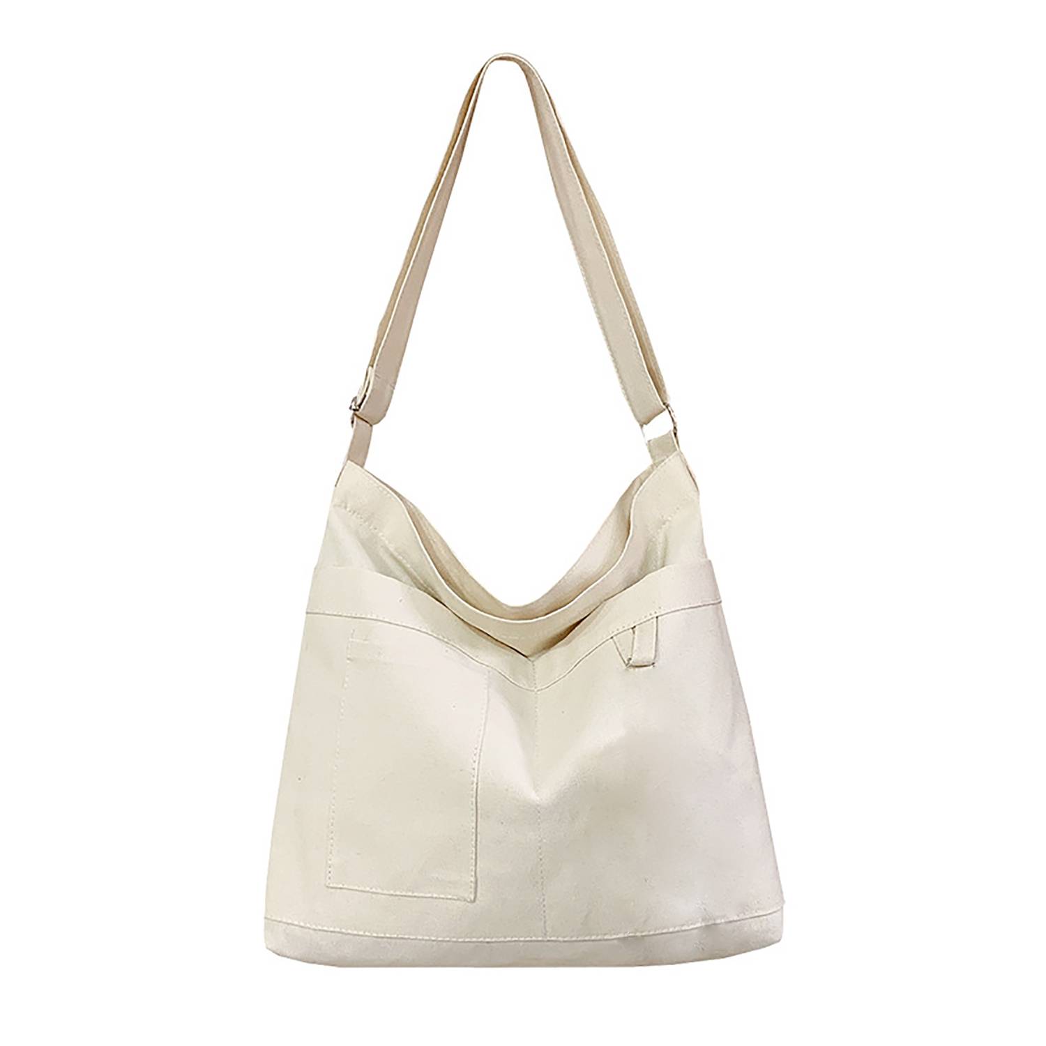Canvas Zipper Pocket Crossbody Shoulder Bag 4
