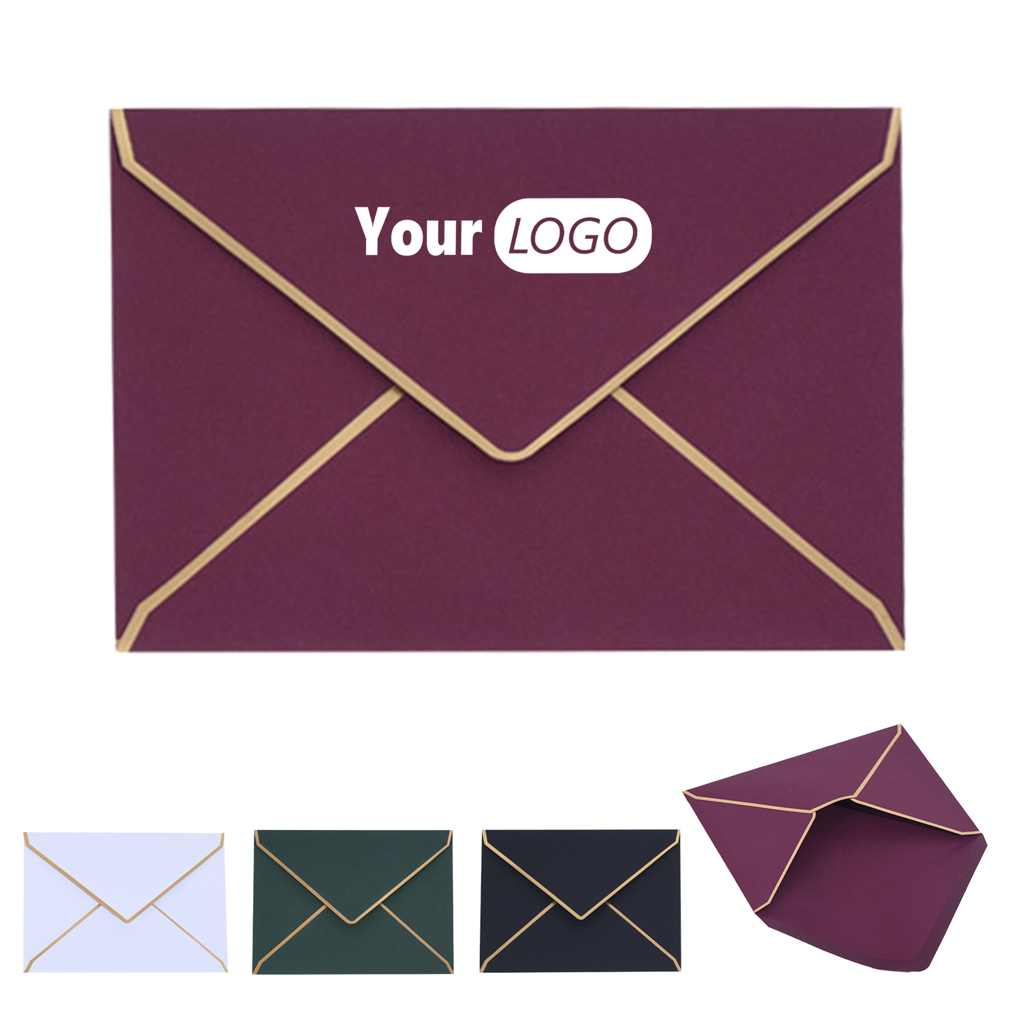 Premium Gold-Edged Card Envelope 6