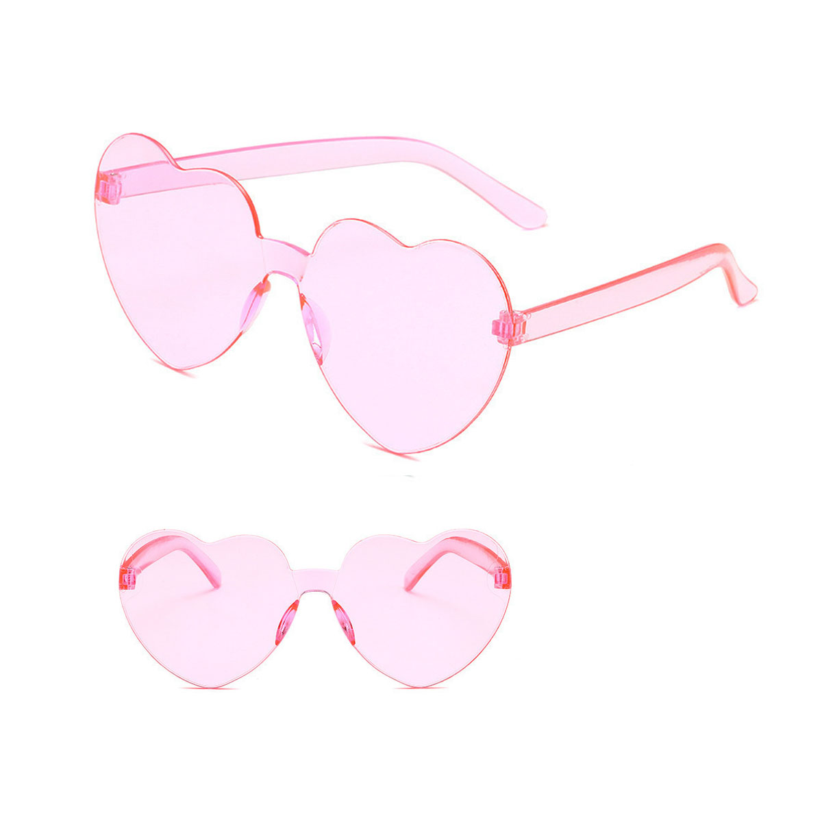 Frameless Heart-Shaped Glasses 4