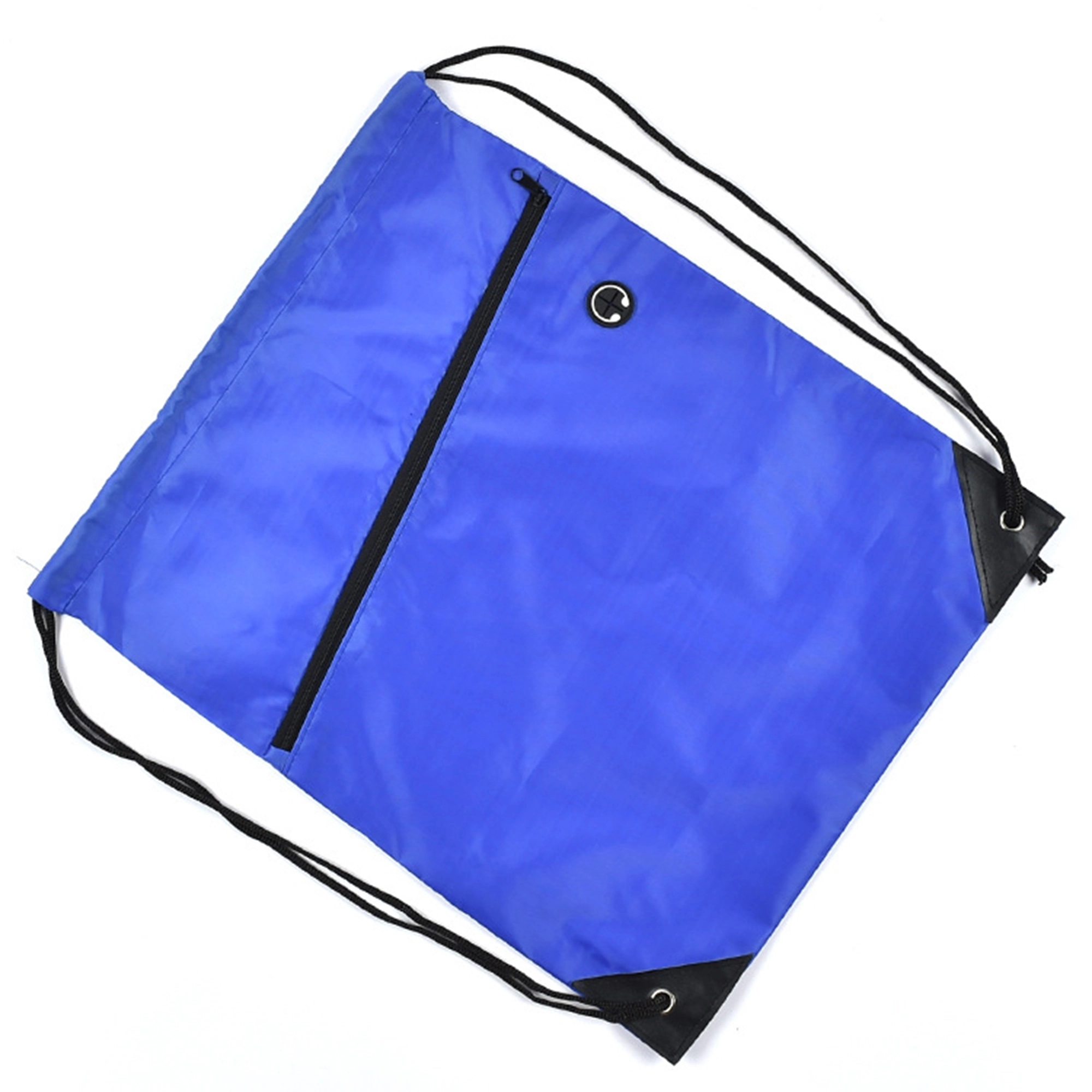 Drawstring Backpack Bag with Zipper 6