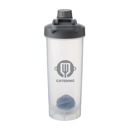 Durable Plastic Shaker Bottle with Mixer Handle 7