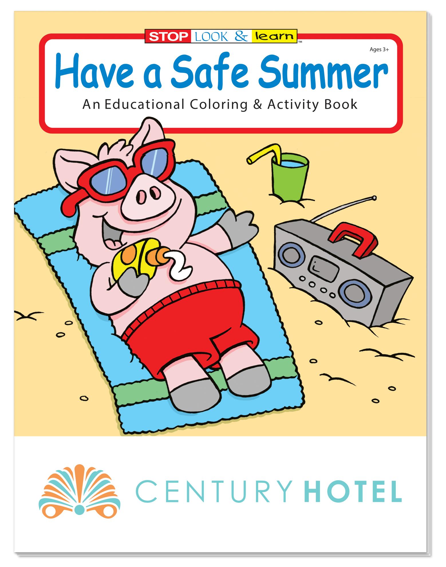 Coloring Book: Have a Safe Summer 1
