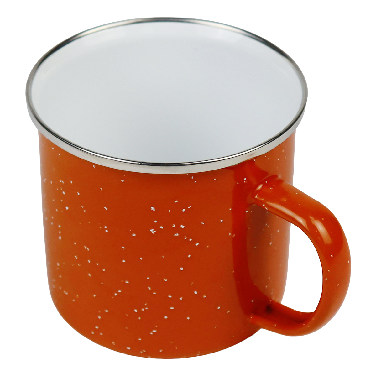 Imari 16oz Speckled Enamel Mug with Stainless Steel Rim 4