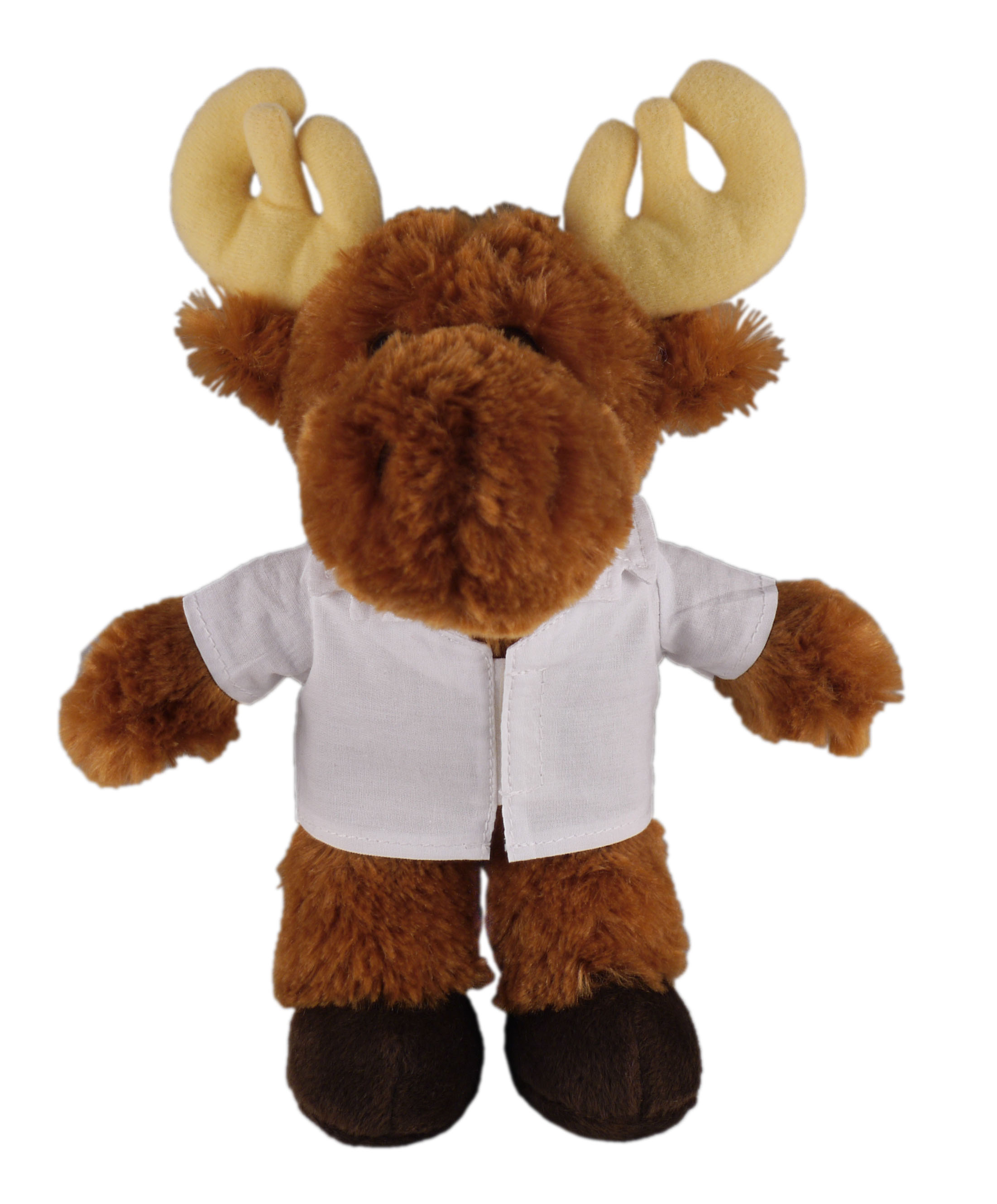 Soft Plush Stuffed Moose in doctor's jacket.