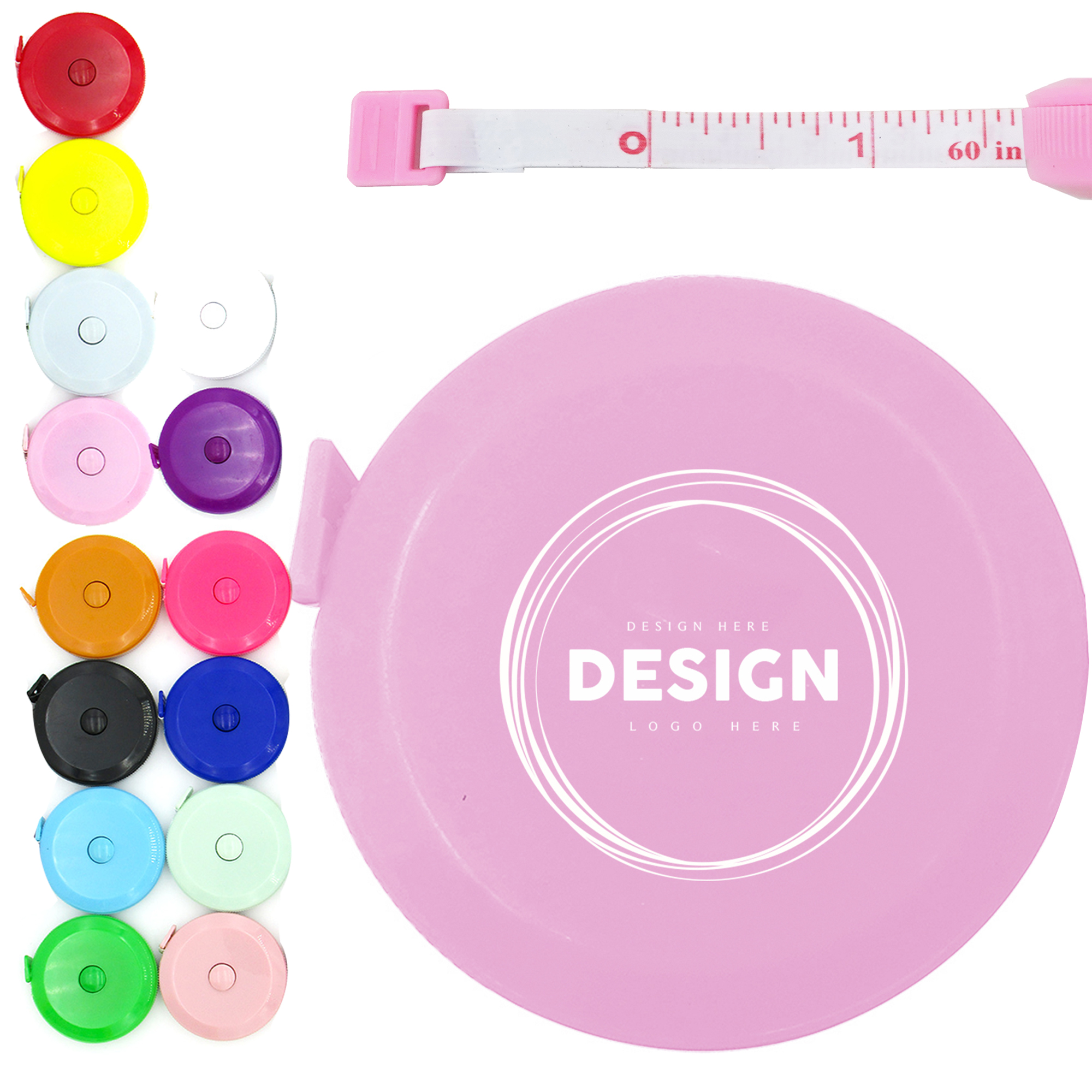 Retractable 5' Round Tape Measure 4