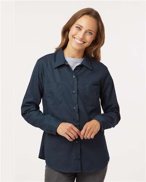 Women's Long Sleeve Industrial Work Shirt - L5350 11