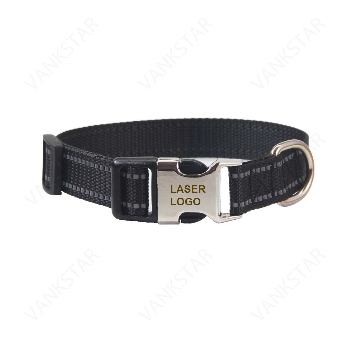 Reflective Dog Collar With Metal Buckle 3