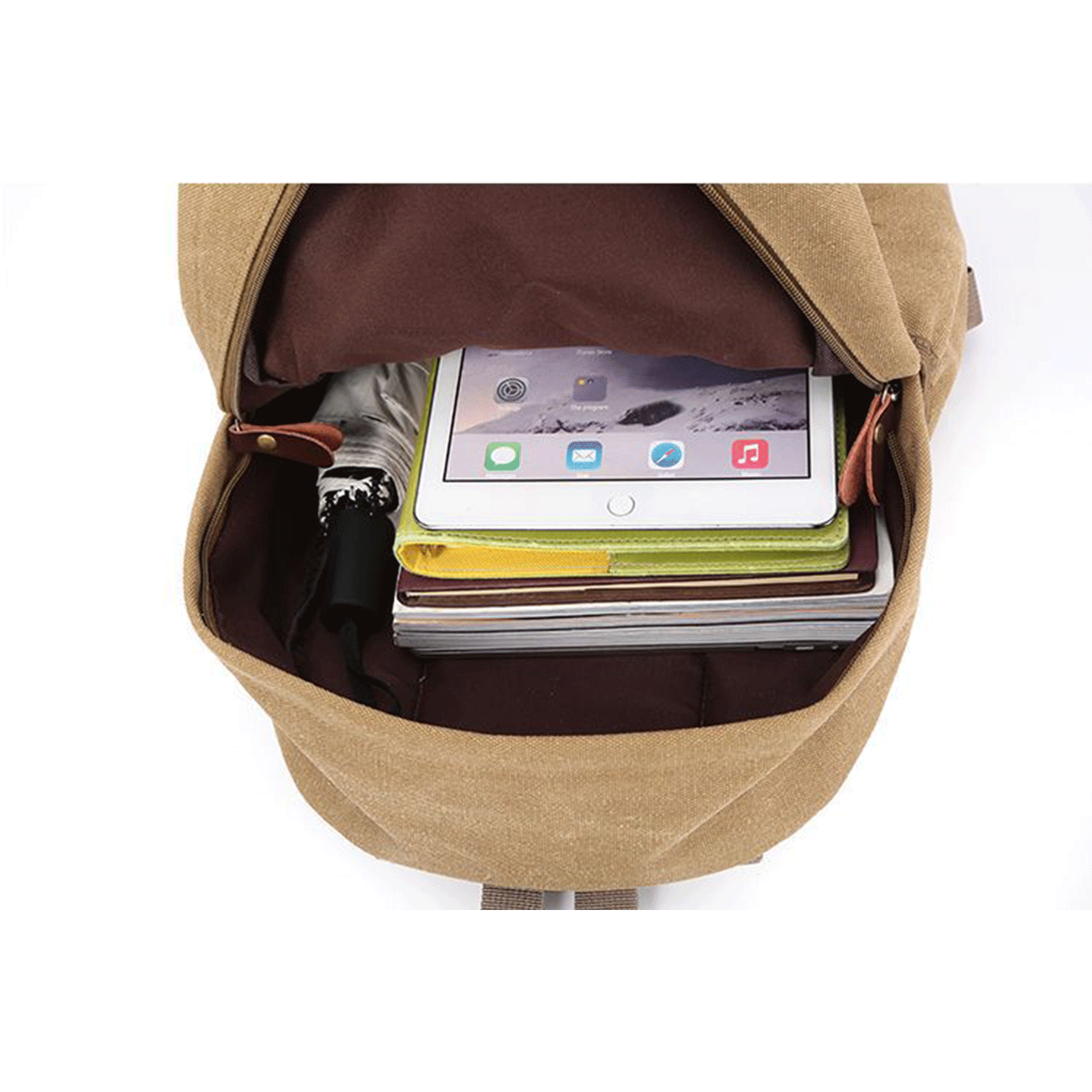 Oxford Canvas Travel Hiking Vintage Retro Style Backpack 2
