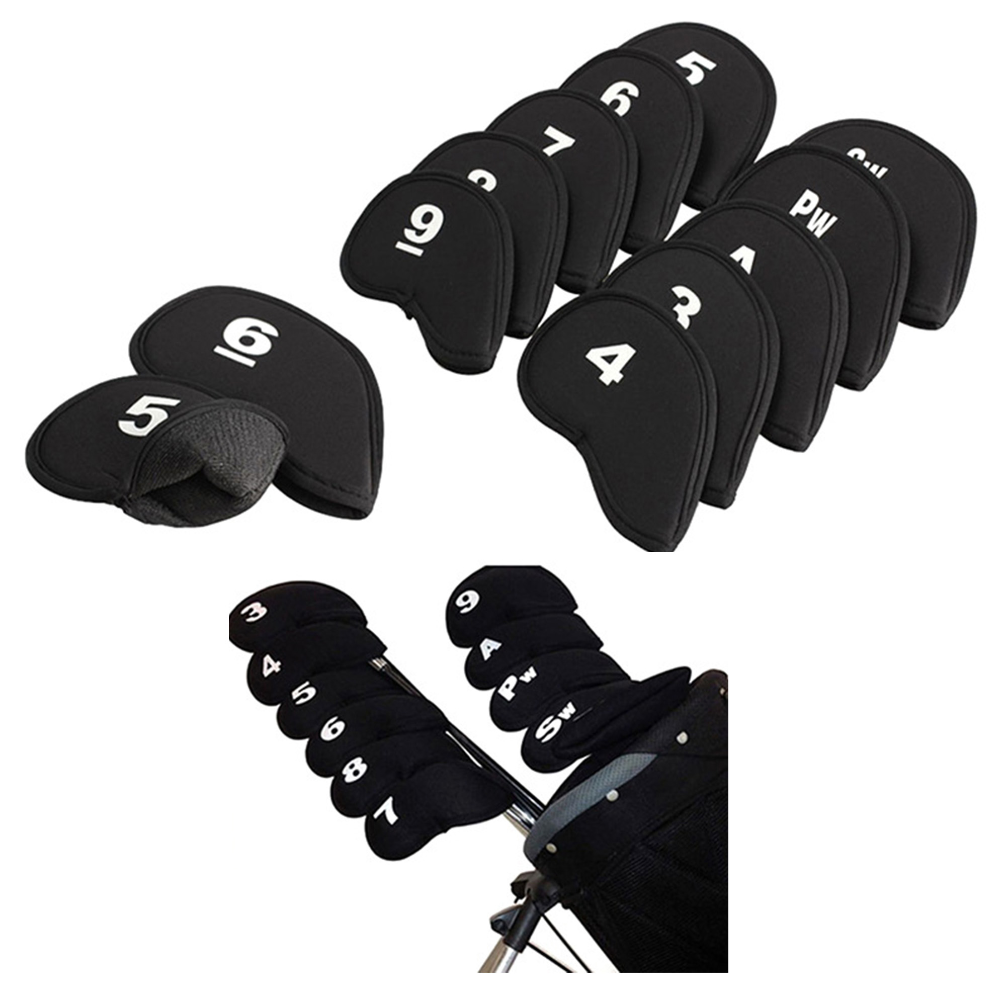 10PCS Golf Club Protectors 2