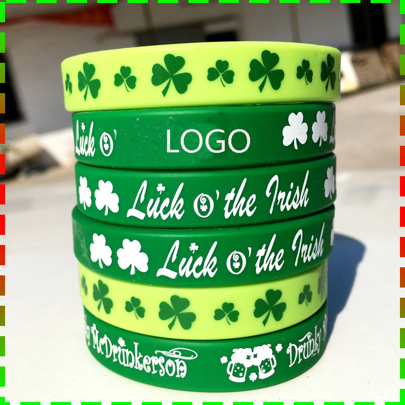 Silkscreen Silicone Hand Wrist Band 2
