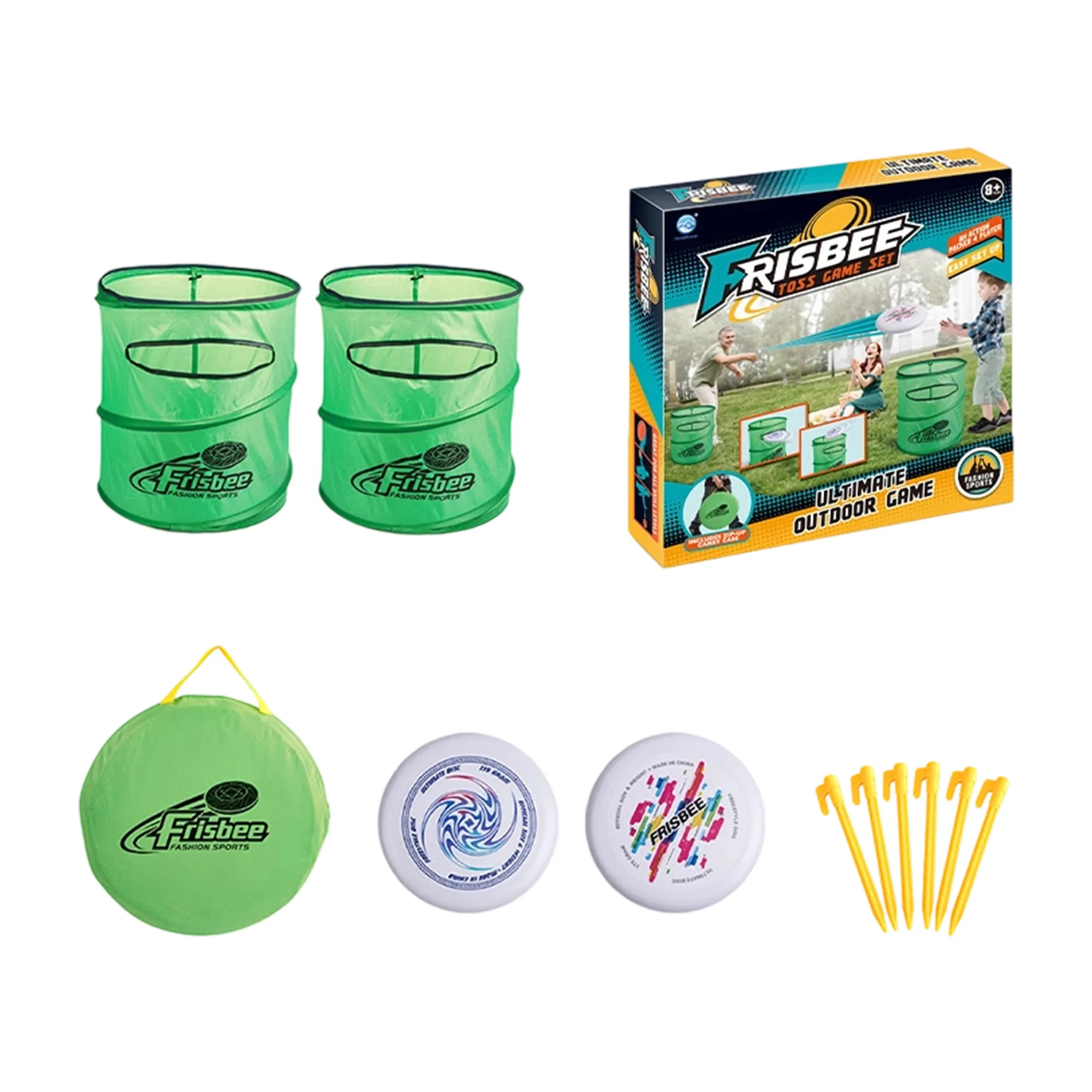 MOQ 50 Children's Flying Disc Game with Scoring 3