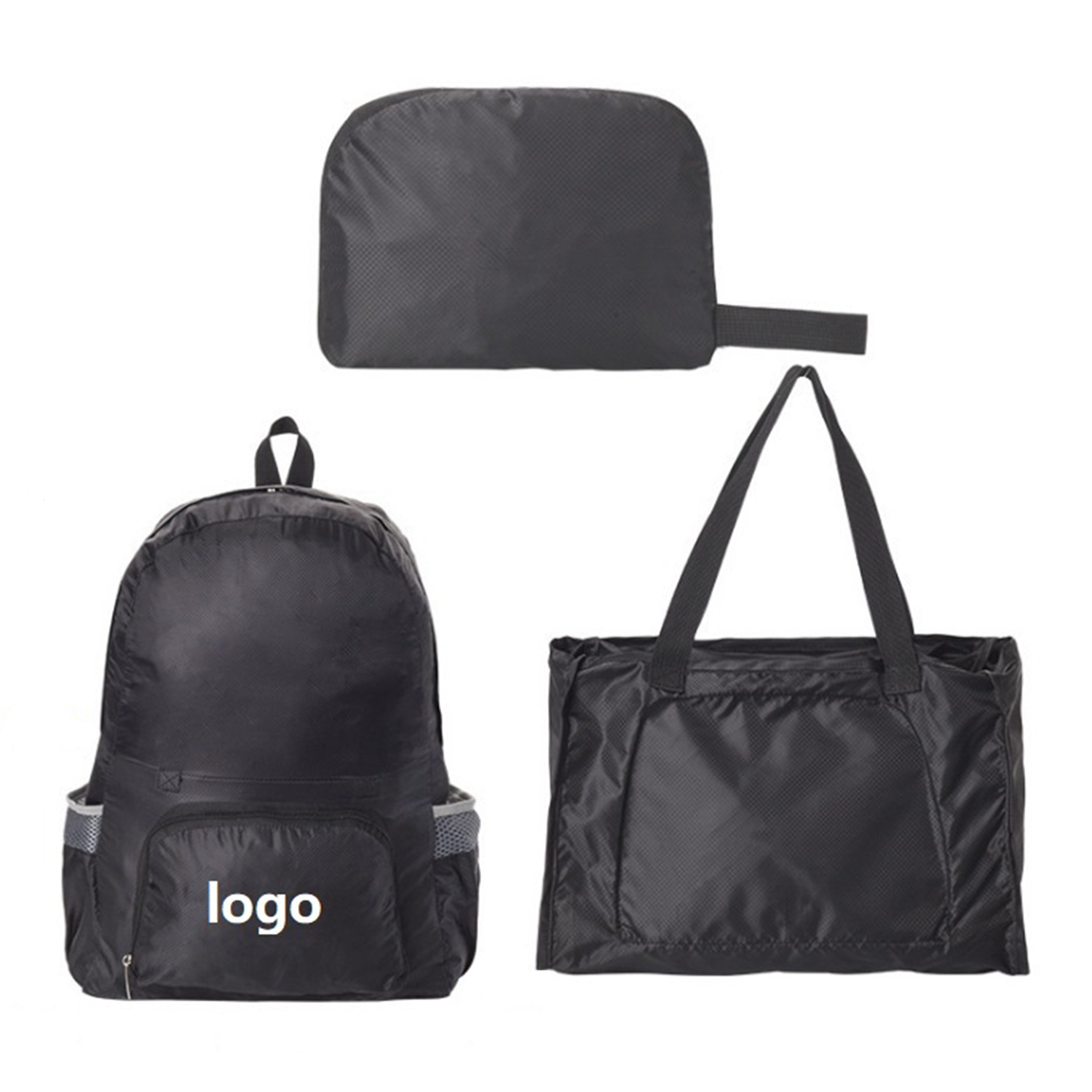 2-in-1 Foldable Backpack Tote Bag 5