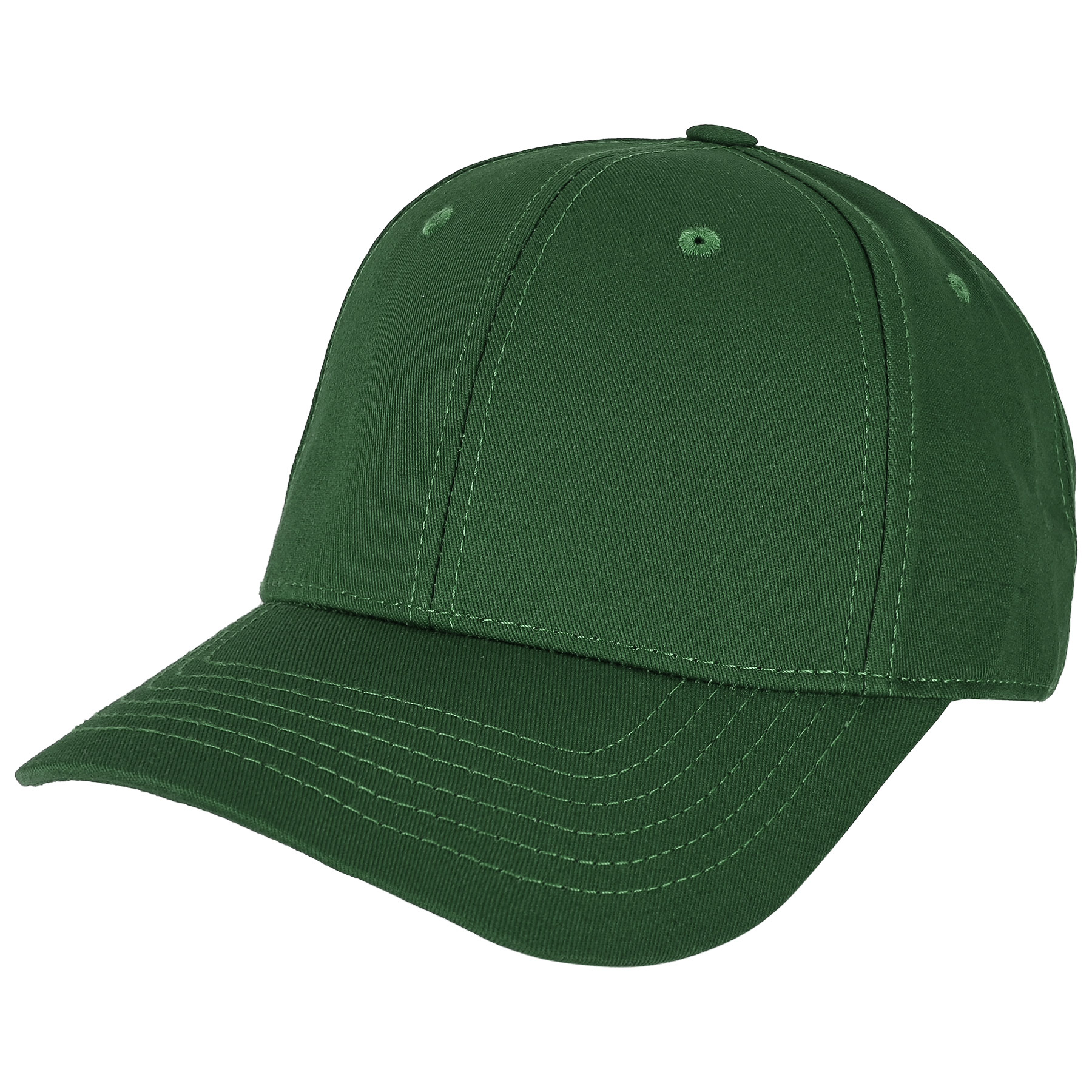 Classic 6-panel Curved Brim Baseball Cap With Plastic Snapback Clousure (MOQ: 1pc) 4