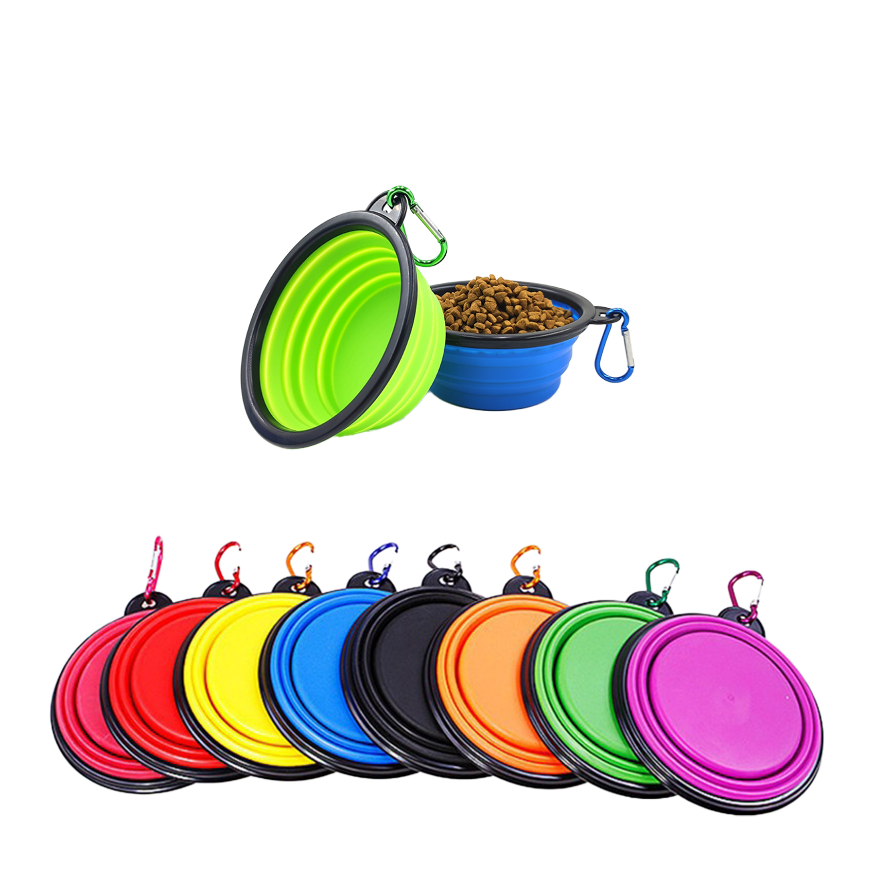 350ml Silicone Foldable Pet Bowl 4