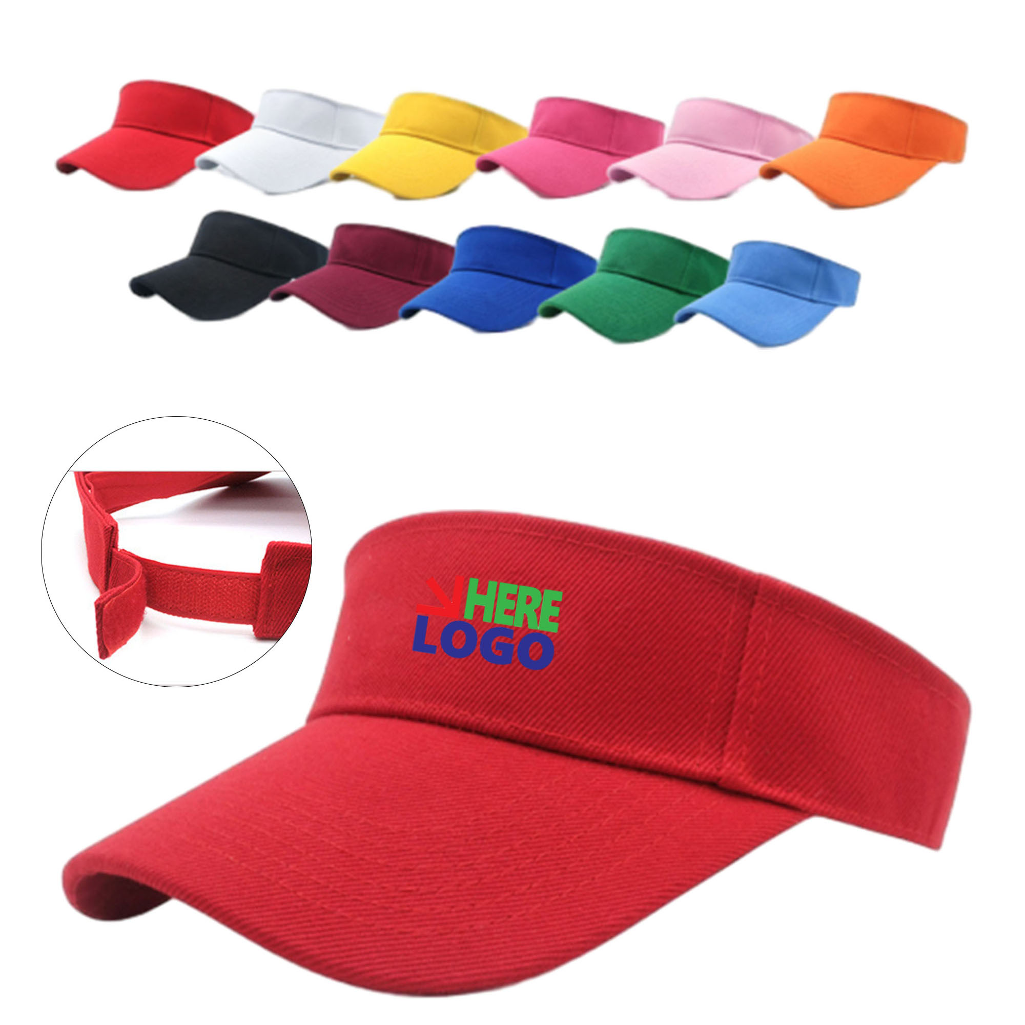 Multi Colored Empty Top Sun Hat 2