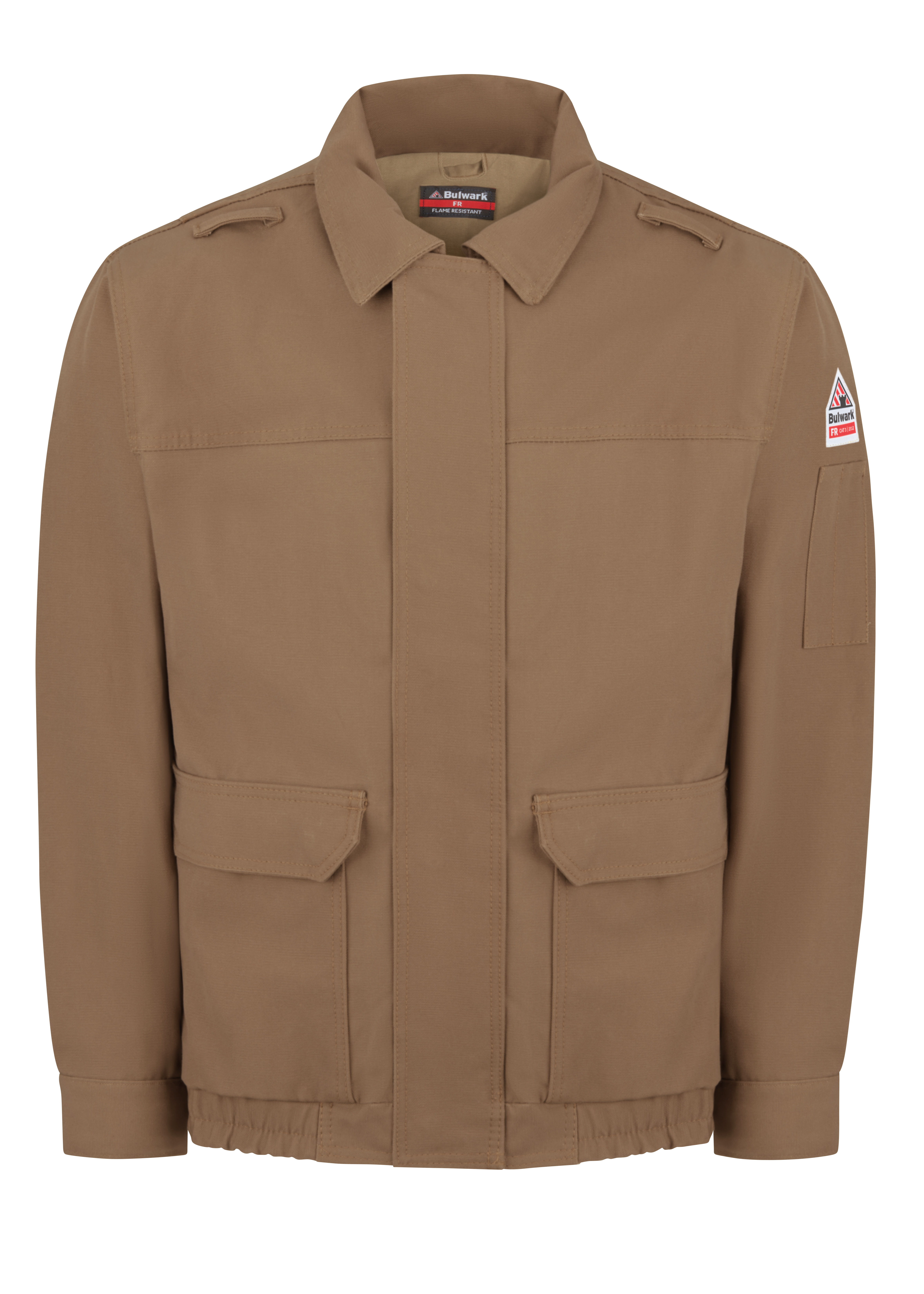 Bulwark® Brown Duck Lined Bomber Jacket 2