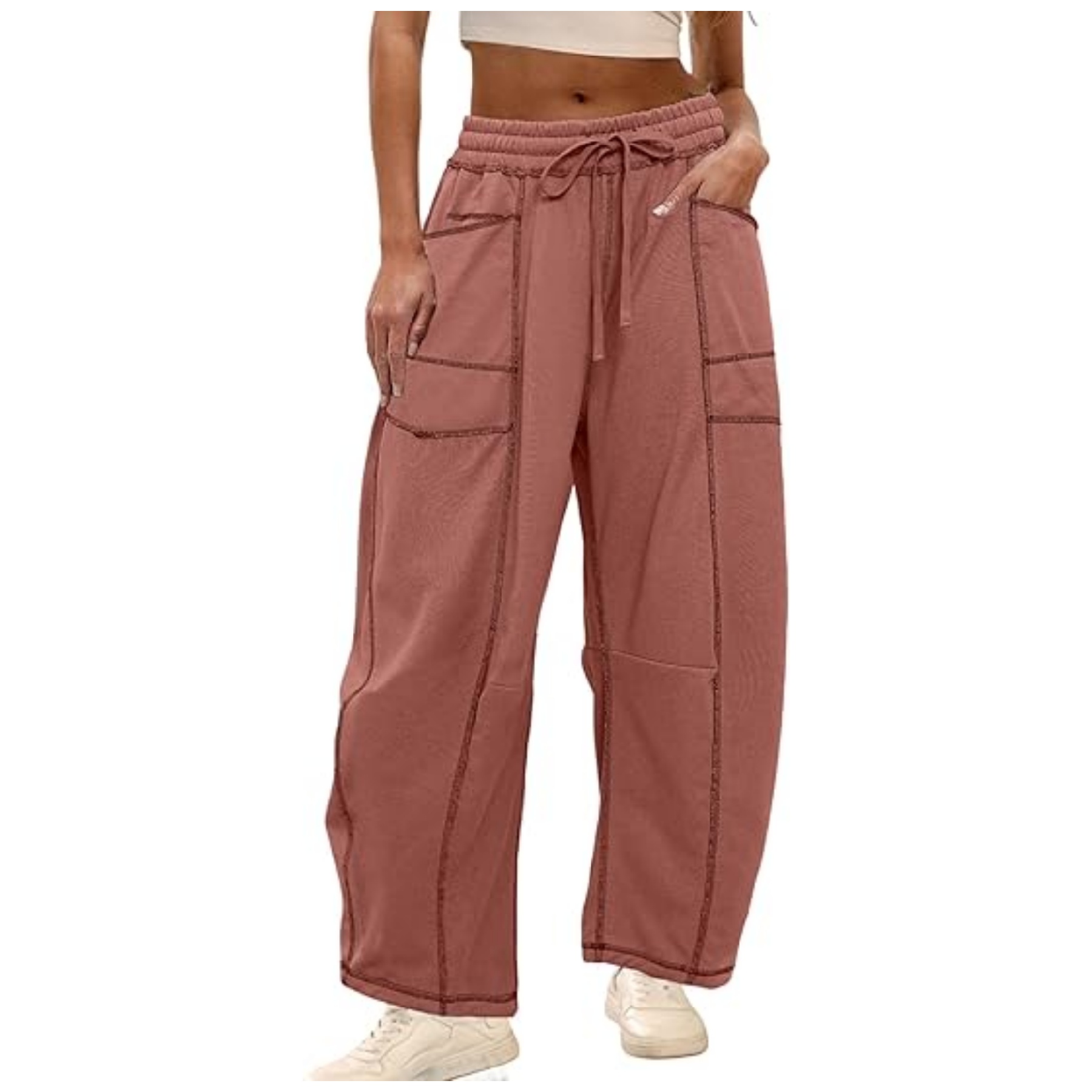 Womens Baggy Barrel Pants 11