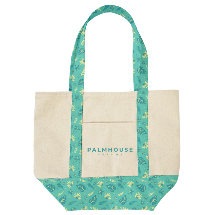 Carmel Mini Canvas Tote Bag – Full Color, Made in USA 3