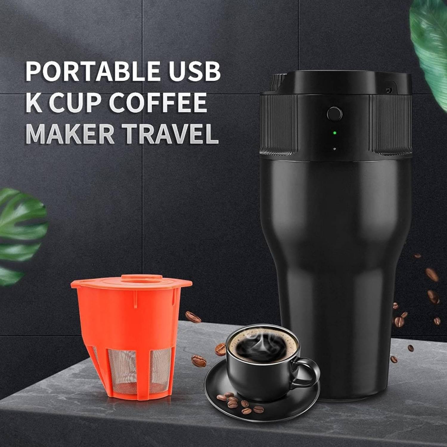 Automatic Portable Coffee Machine 500ml / 17oz USB Charging 5