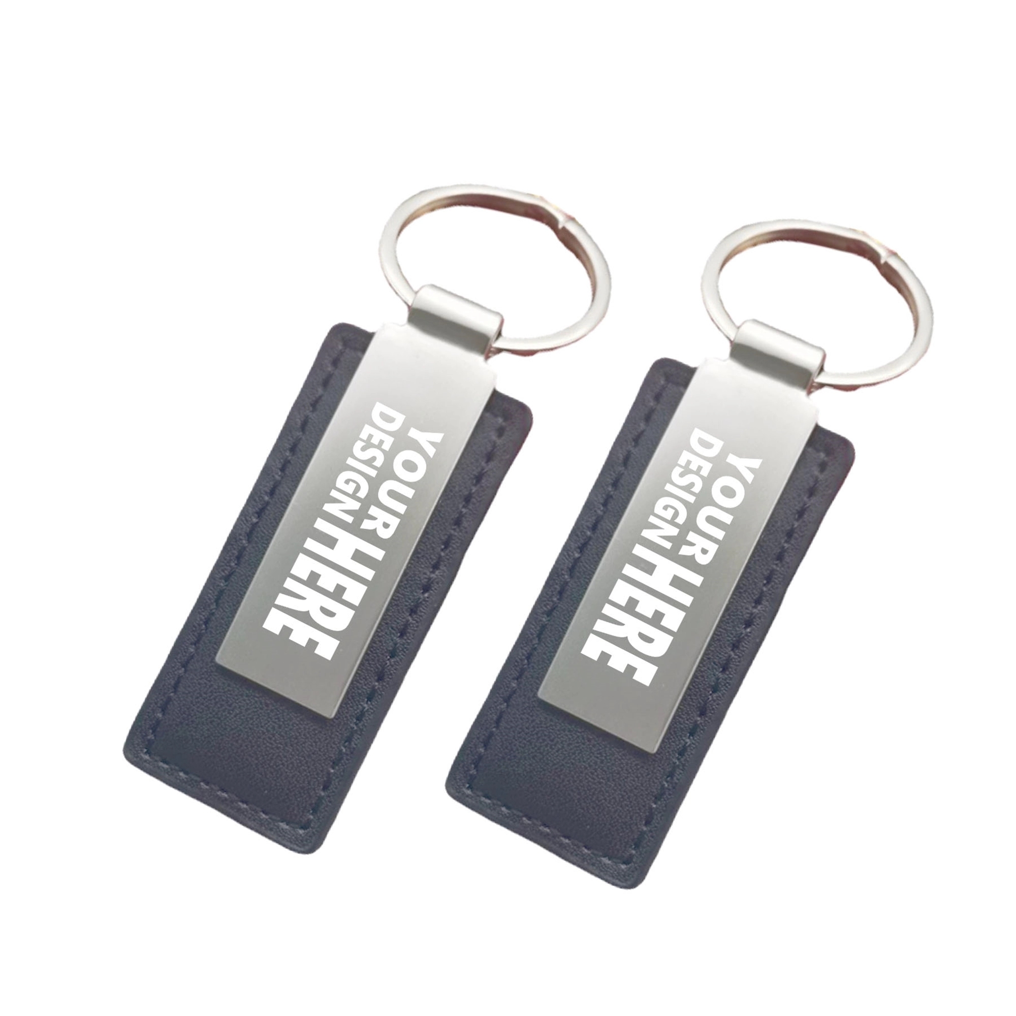 Leather Alloy Keychain Gift 2