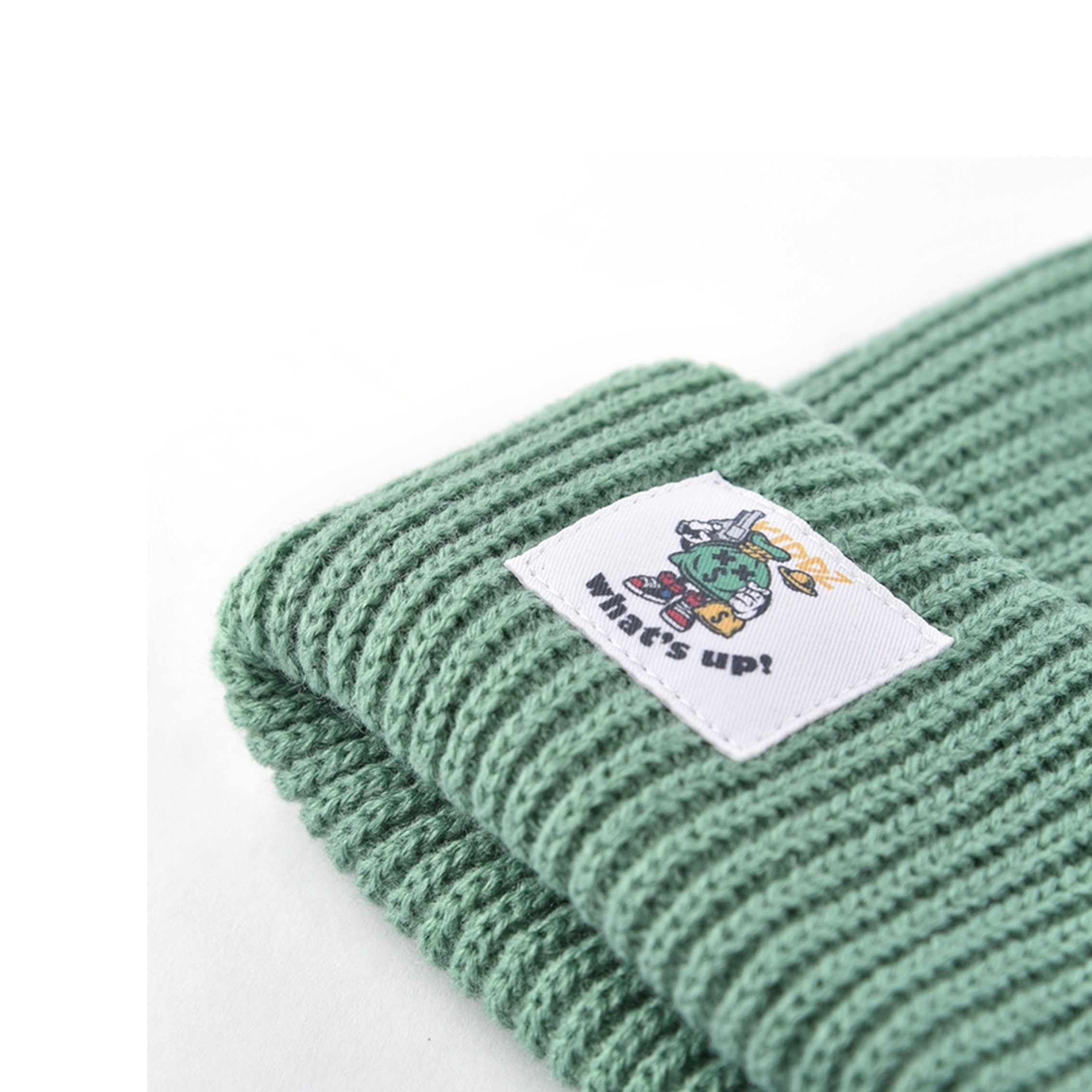 Custom Embroidery Logo Winter Knitted Hats 2