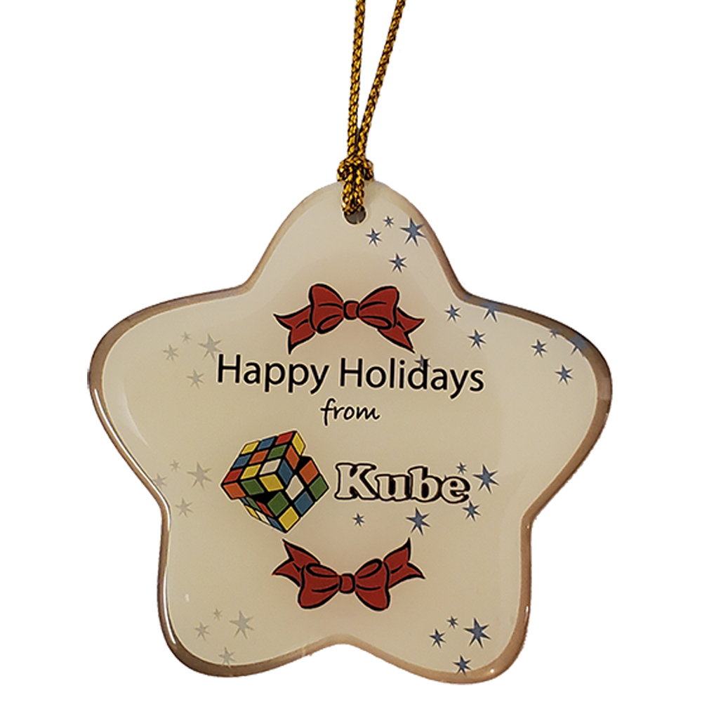 Custom shaped Holiday / Christmas Ornament / Charm / Tag (Single Sided) from 6.1 - 7 Sq. In. 2