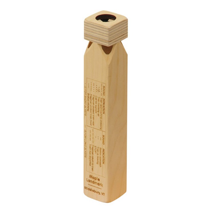 Train Whistle with Laser Engraving 2