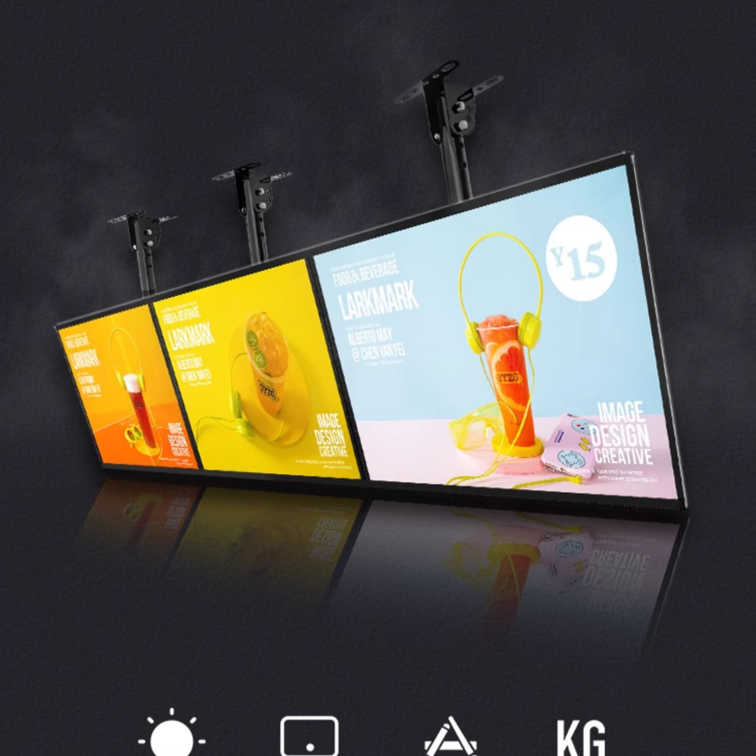 Advertising Wall Mount Menu Board 6